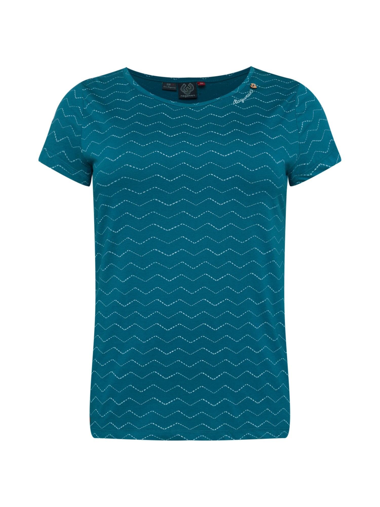 Ragwear Plus Majica 'MINT'  zelena / bela