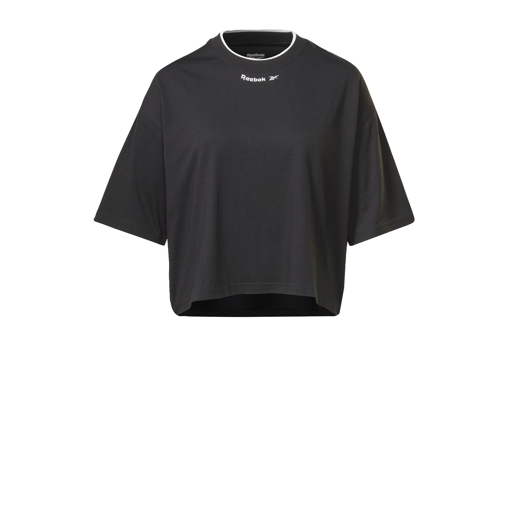 Reebok Sport Funkcionalna majica  črna / bela
