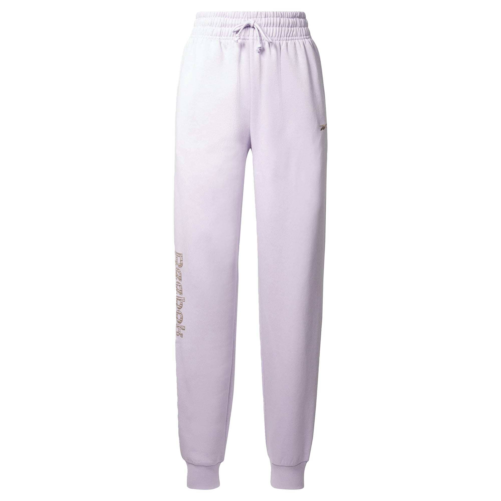Reebok Sport Športne hlače  lila / srebrna