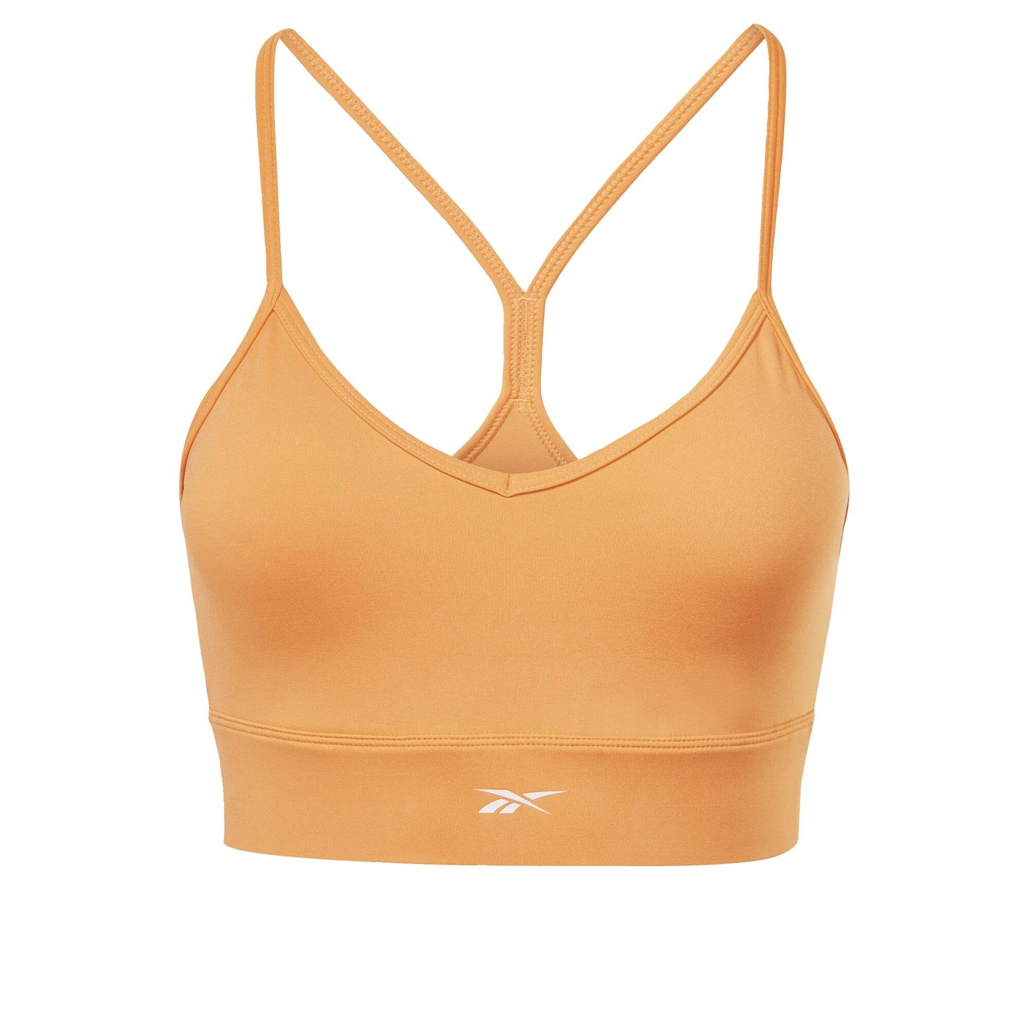 Reebok Sport Športni nederček  siva / oranžna