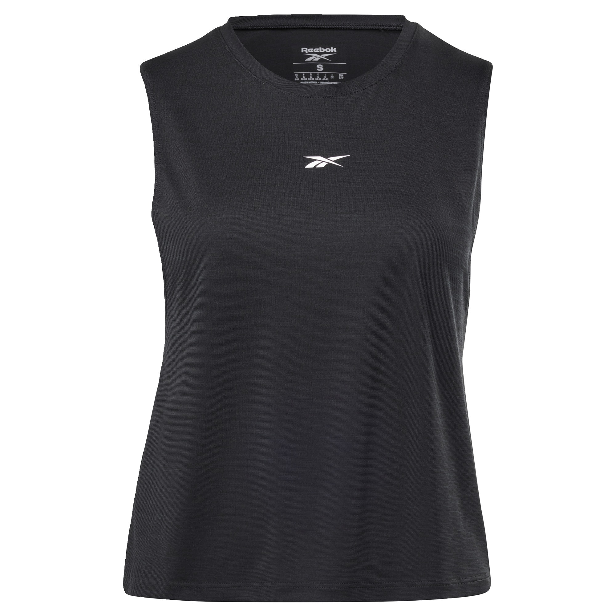 Reebok Sport Športni top 'Workout Ready'  črna / bela