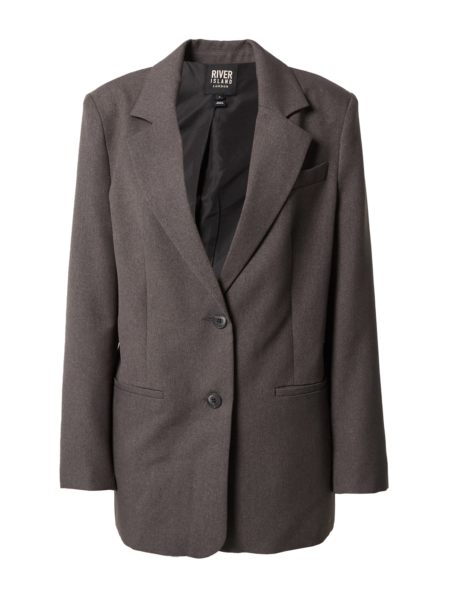 River Island Blazer 'MENSY'  temno siva