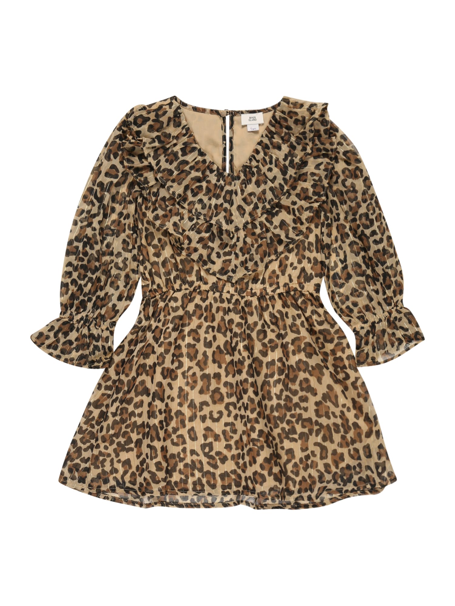 River Island Obleka  temno bež / rjava / mokka / zlata