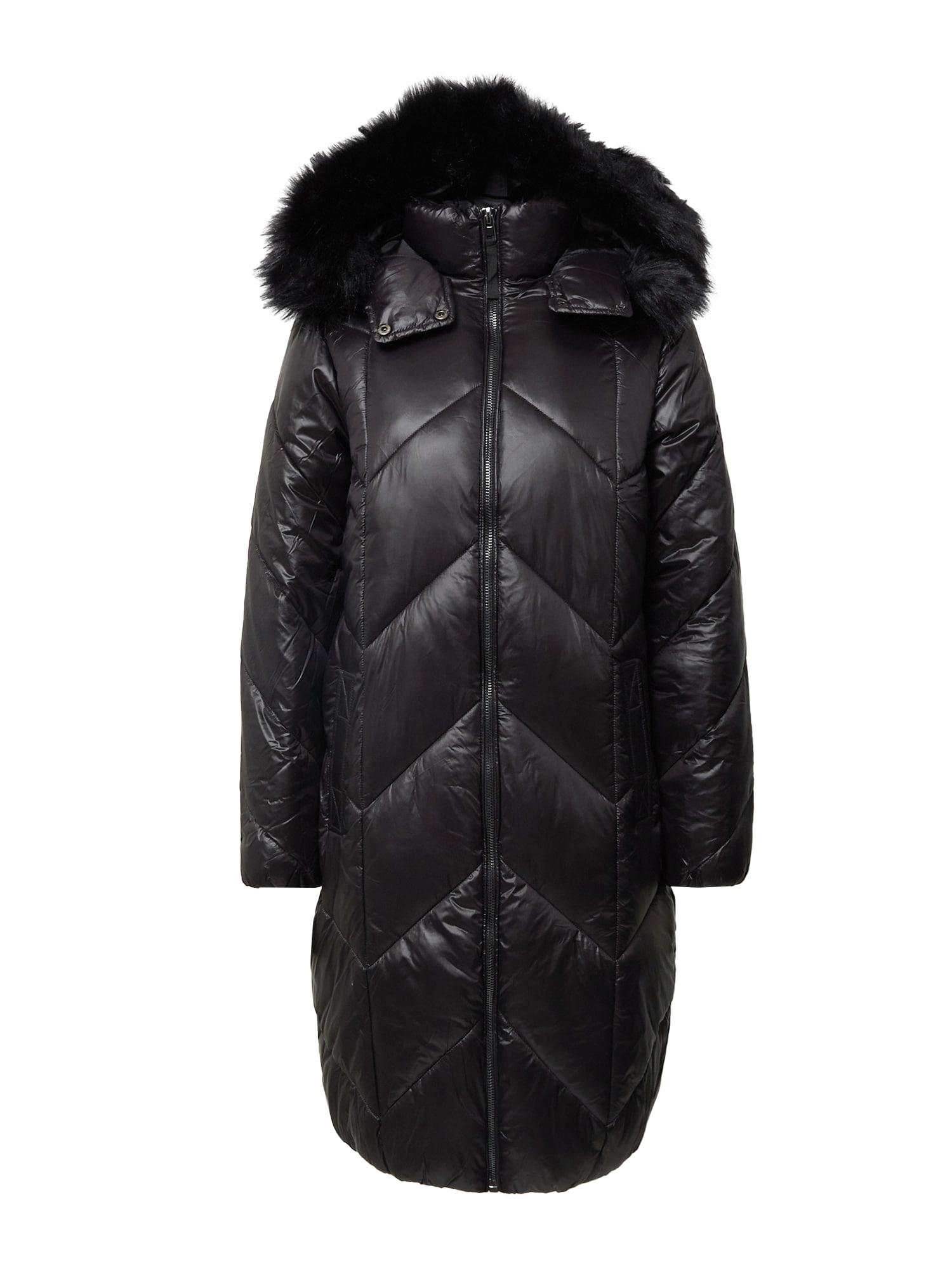 River Island Zimski plašč  črna