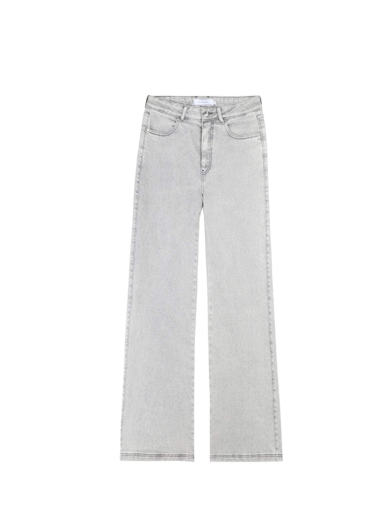 Scalpers Kavbojke 'Pleat'  siv denim