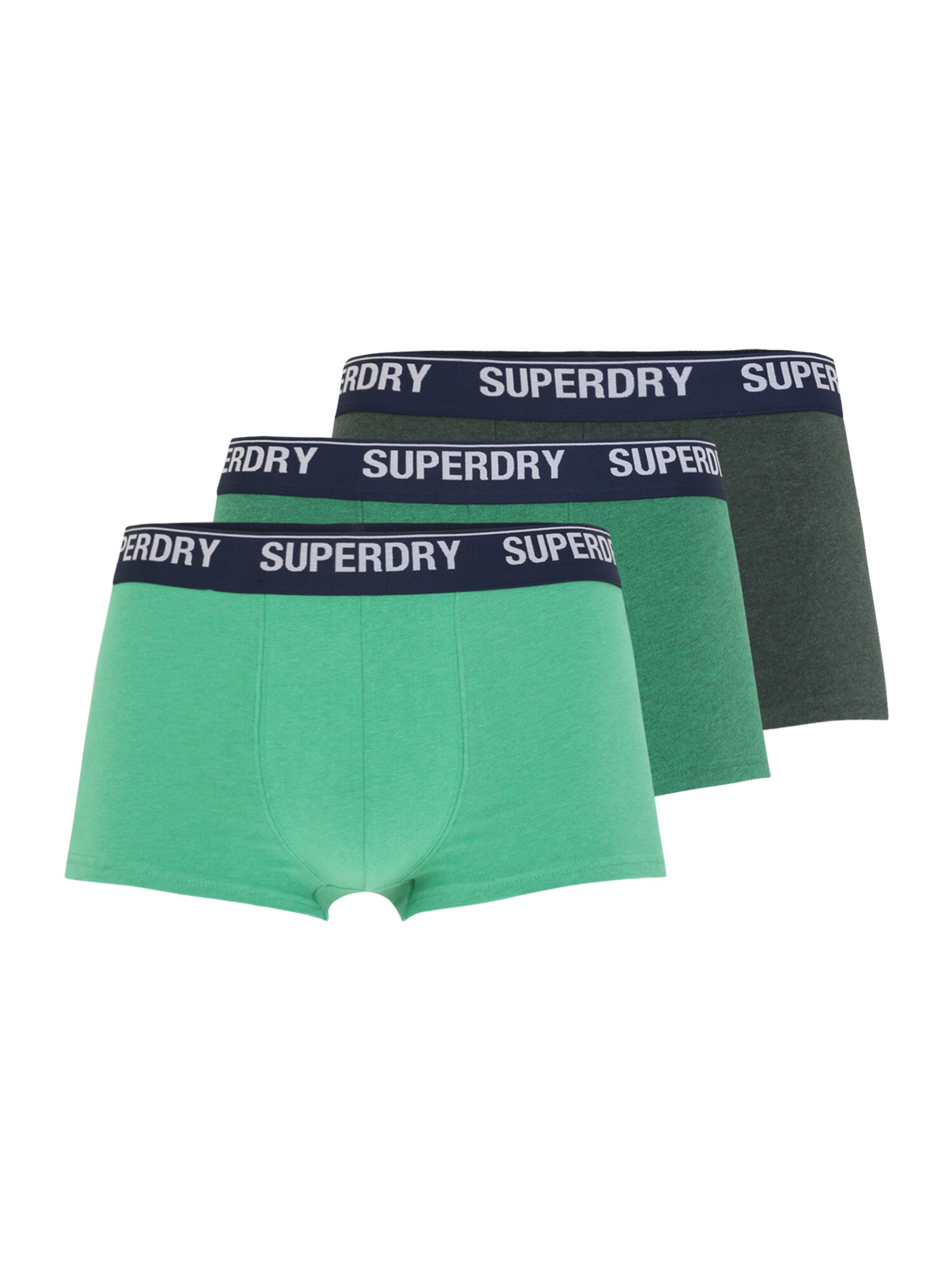 Superdry Boksarice  mornarska / zelena / svetlo zelena / temno zelena