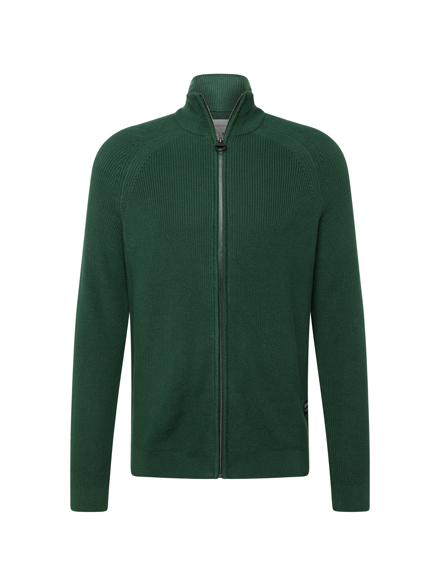TOM TAILOR DENIM Pletena jopa  temno zelena