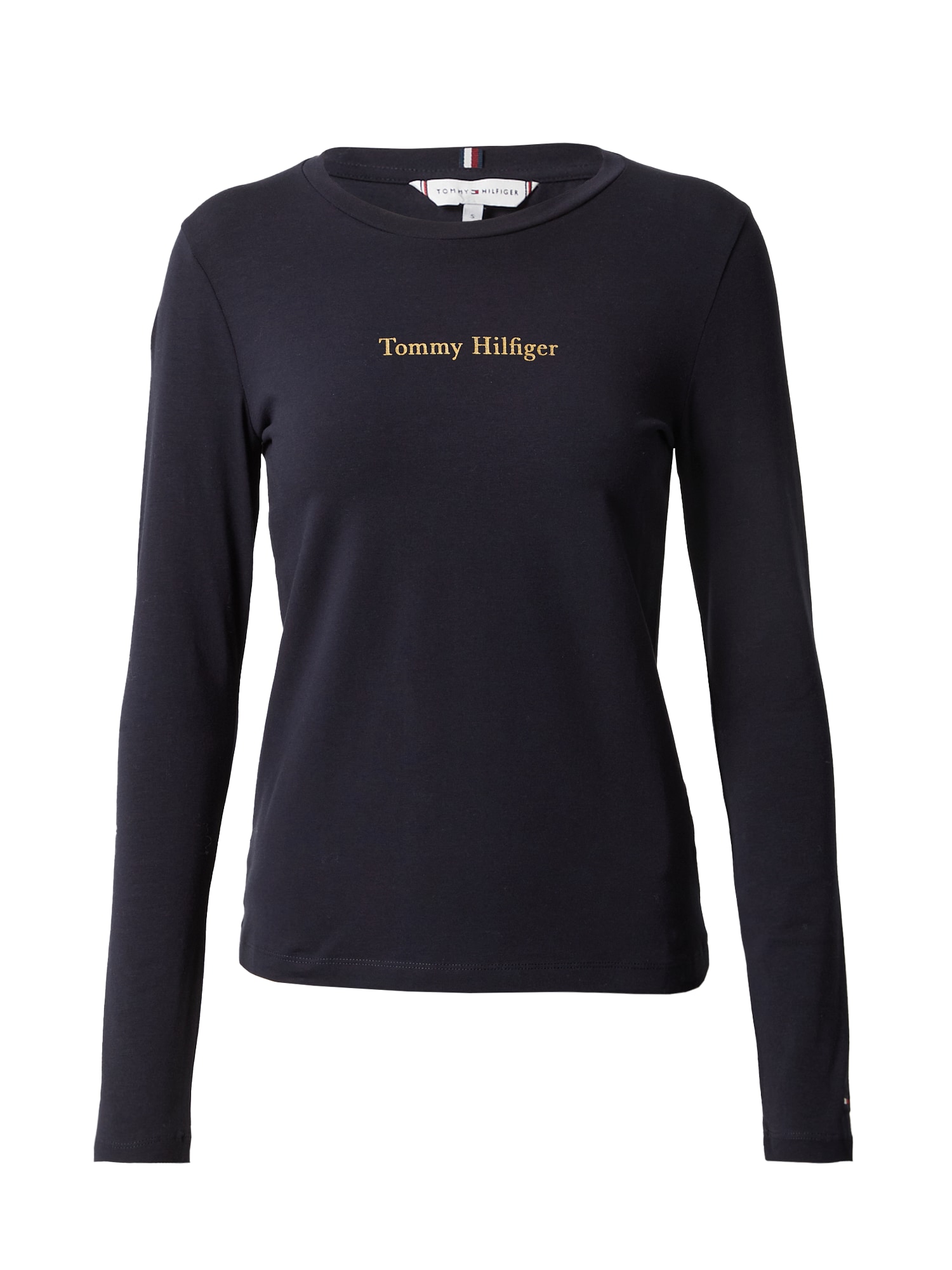 TOMMY HILFIGER Majica  nočno modra / zlata / rdeča / bela