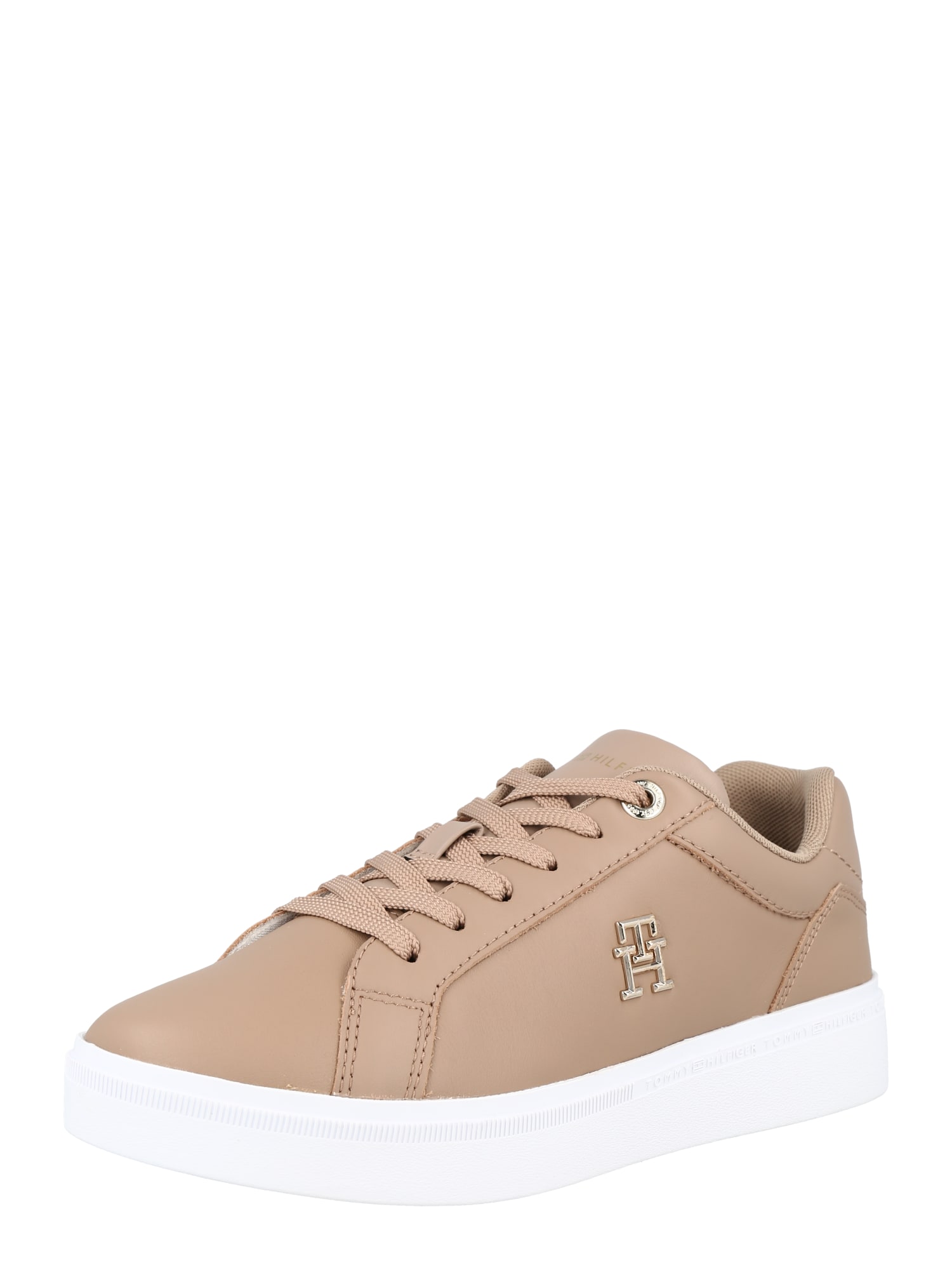 TOMMY HILFIGER Nizke superge  modra / svetlo rjava / rdeča / bela