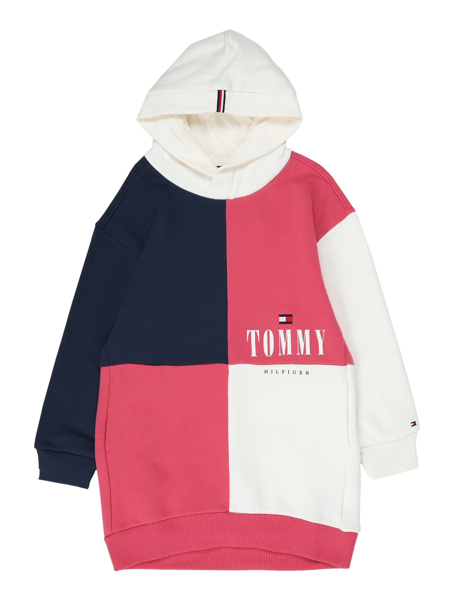 TOMMY HILFIGER Obleka  marine / pitaja / bela