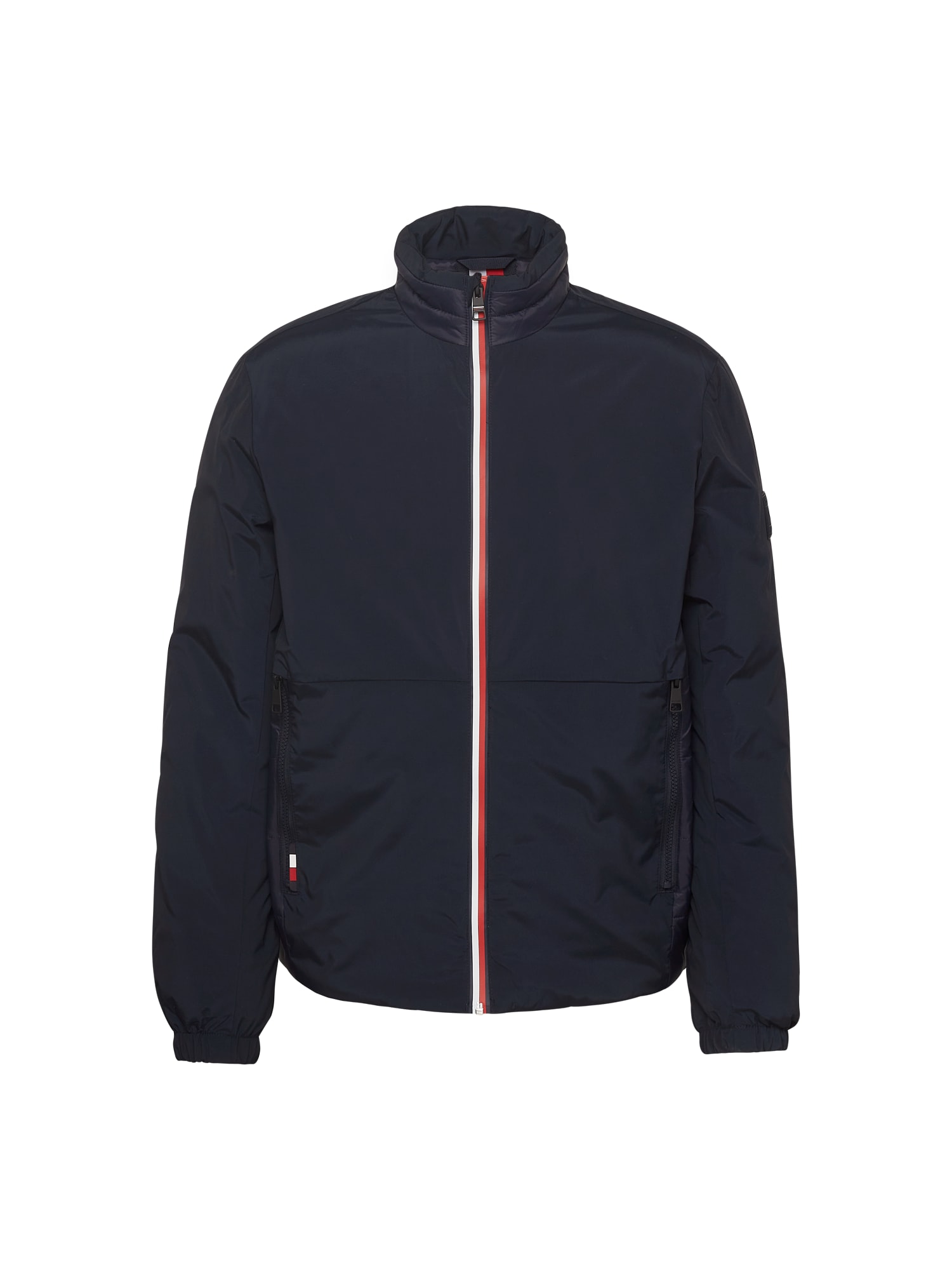 TOMMY HILFIGER Prehodna jakna  nočno modra / rdeča / bela