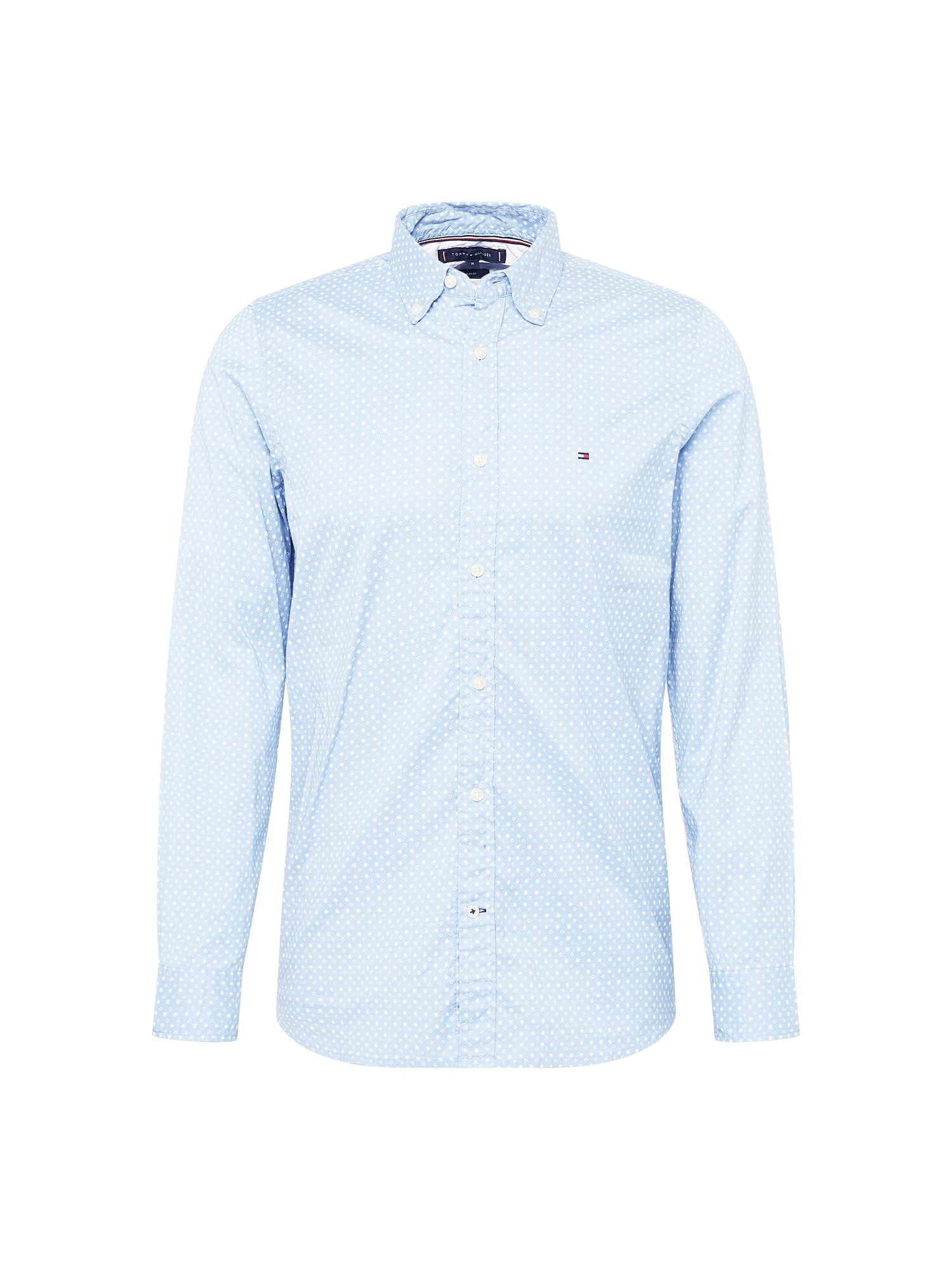 TOMMY HILFIGER Srajca  mornarska / pastelno modra / ognjeno rdeča / bela