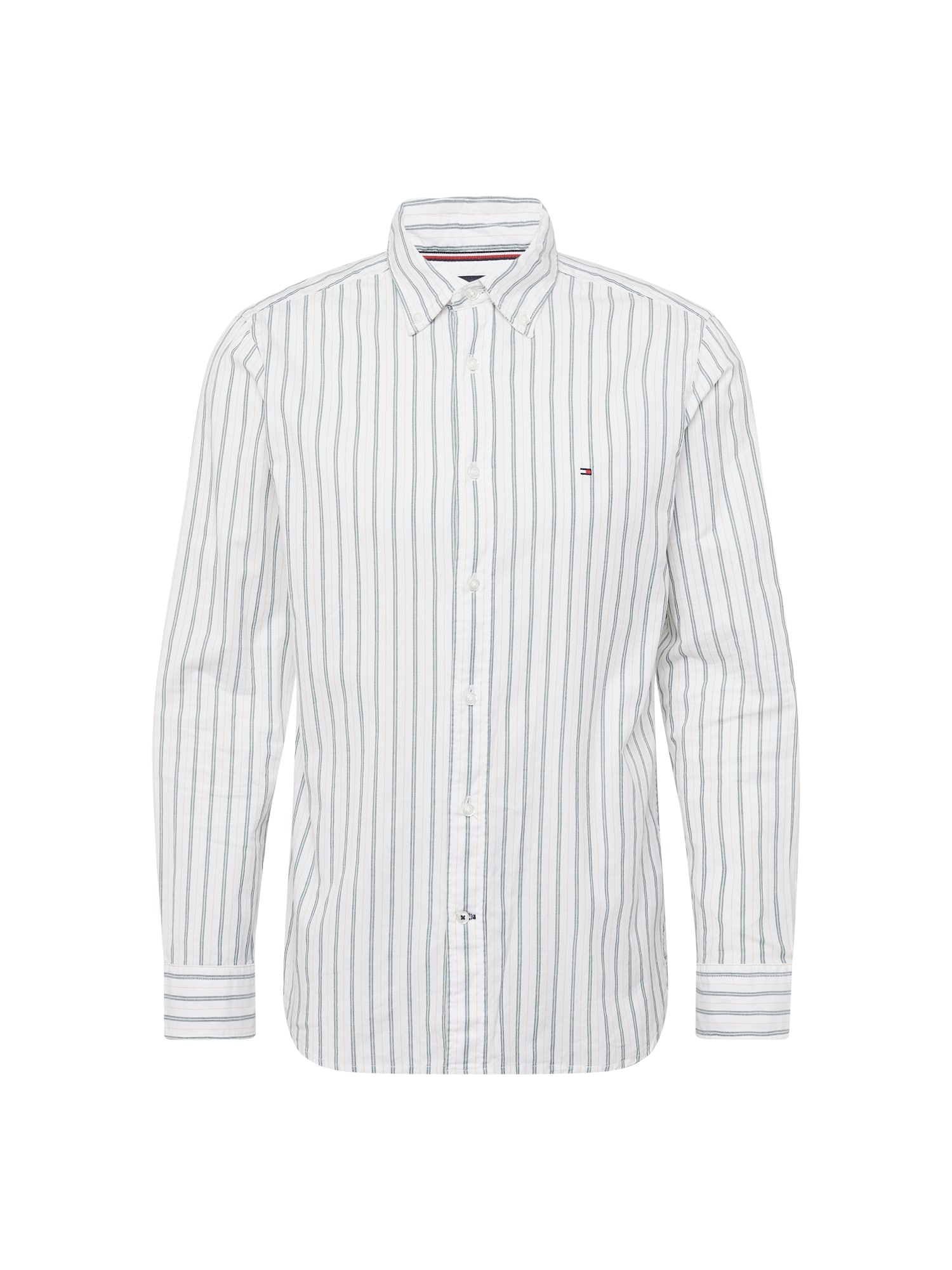 TOMMY HILFIGER Srajca  pesek / temno zelena / rdeča / bela