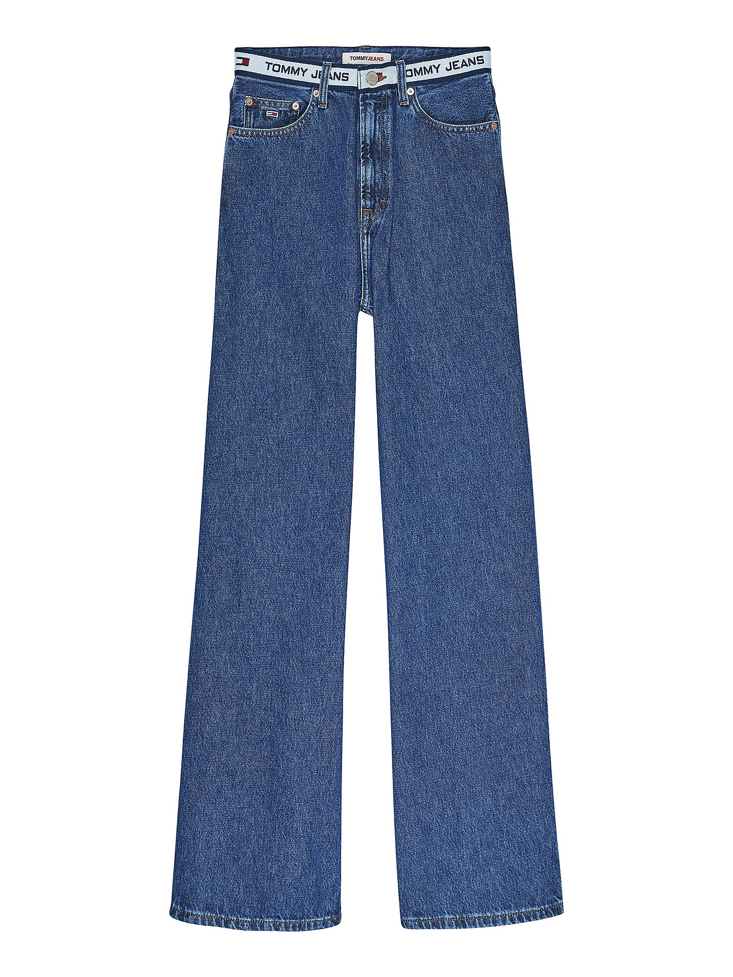 Tommy Jeans Kavbojke 'Archive'  moder denim / črna / bela