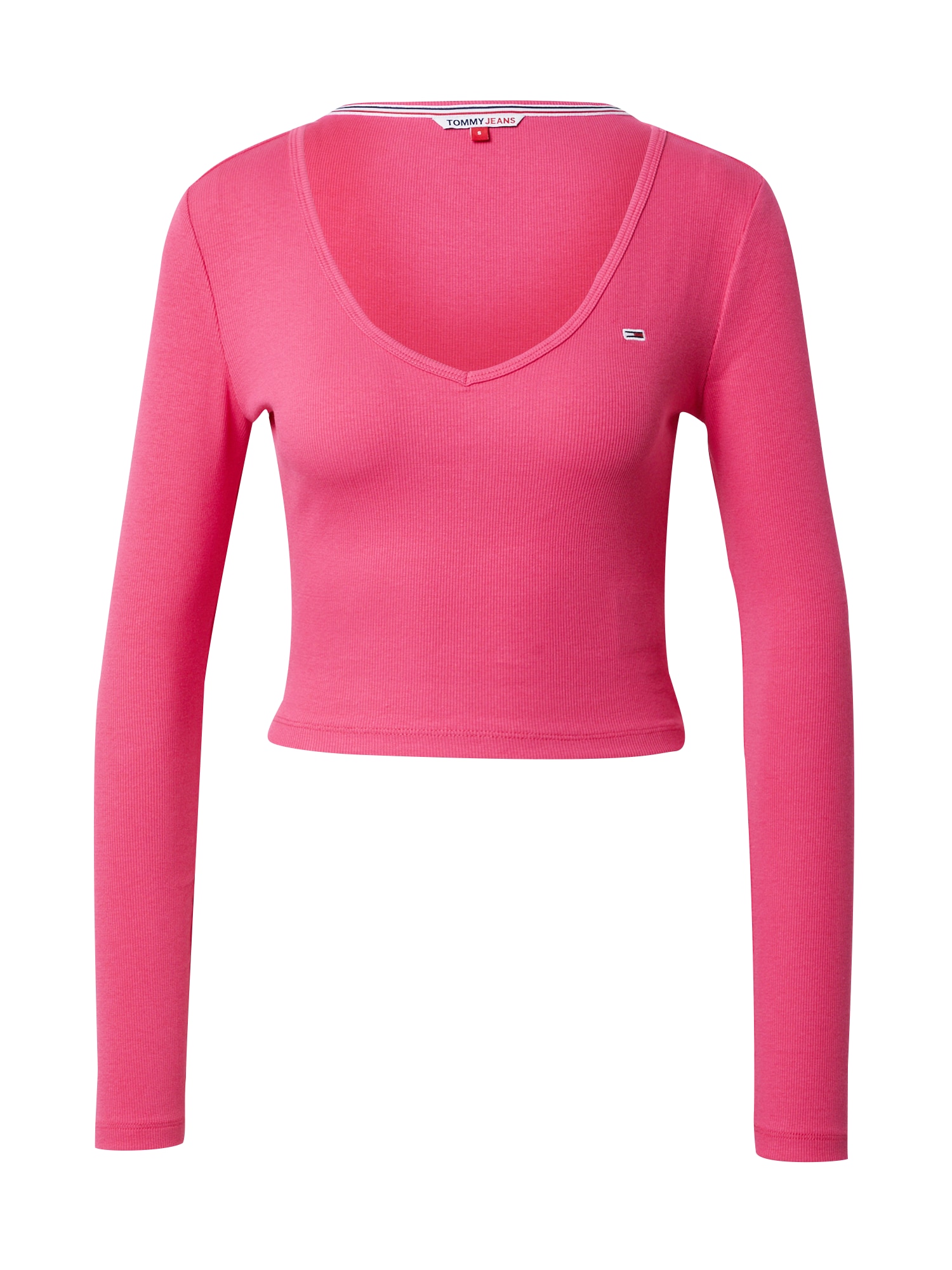 Tommy Jeans Majica  modra / roza / rdeča / bela