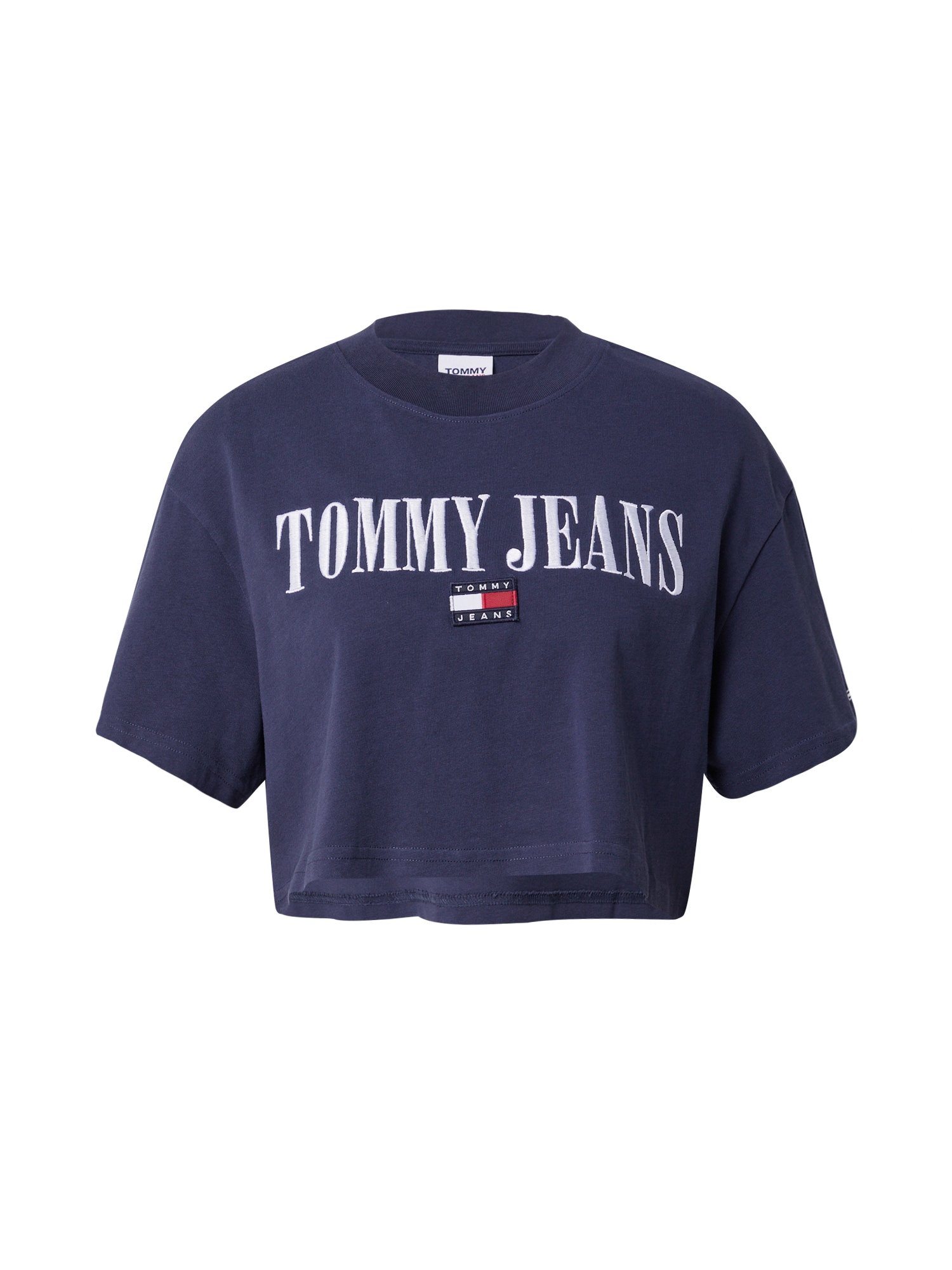 Tommy Jeans Majica  mornarska / rdeča / bela