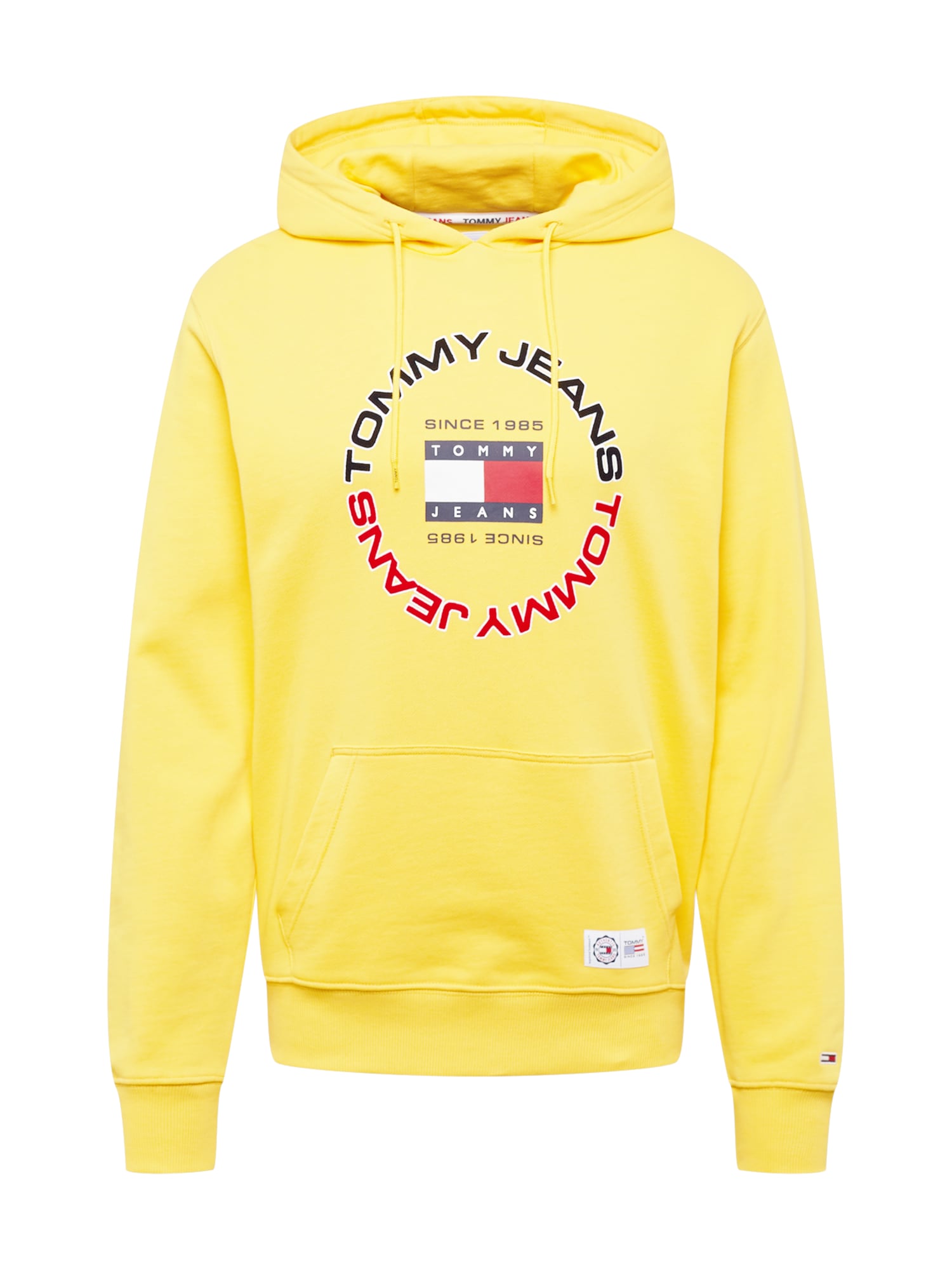 Tommy Jeans Majica  mornarska / rumena / rdeča / bela