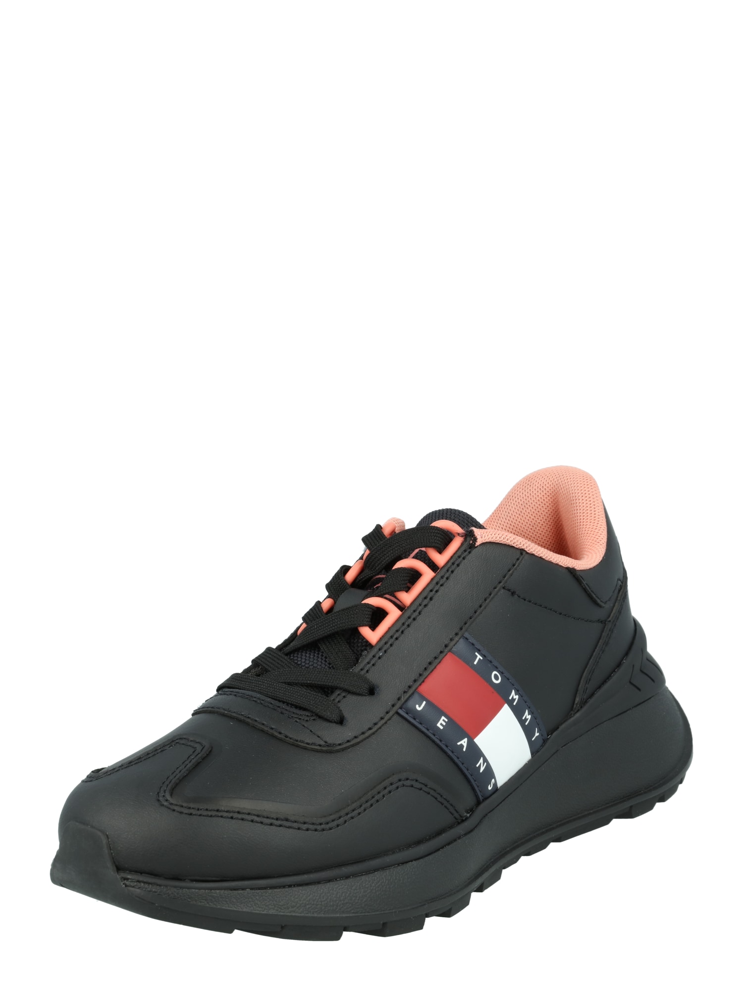 Tommy Jeans Nizke superge 'ELGIN'  mornarska / ognjeno rdeča / črna / bela
