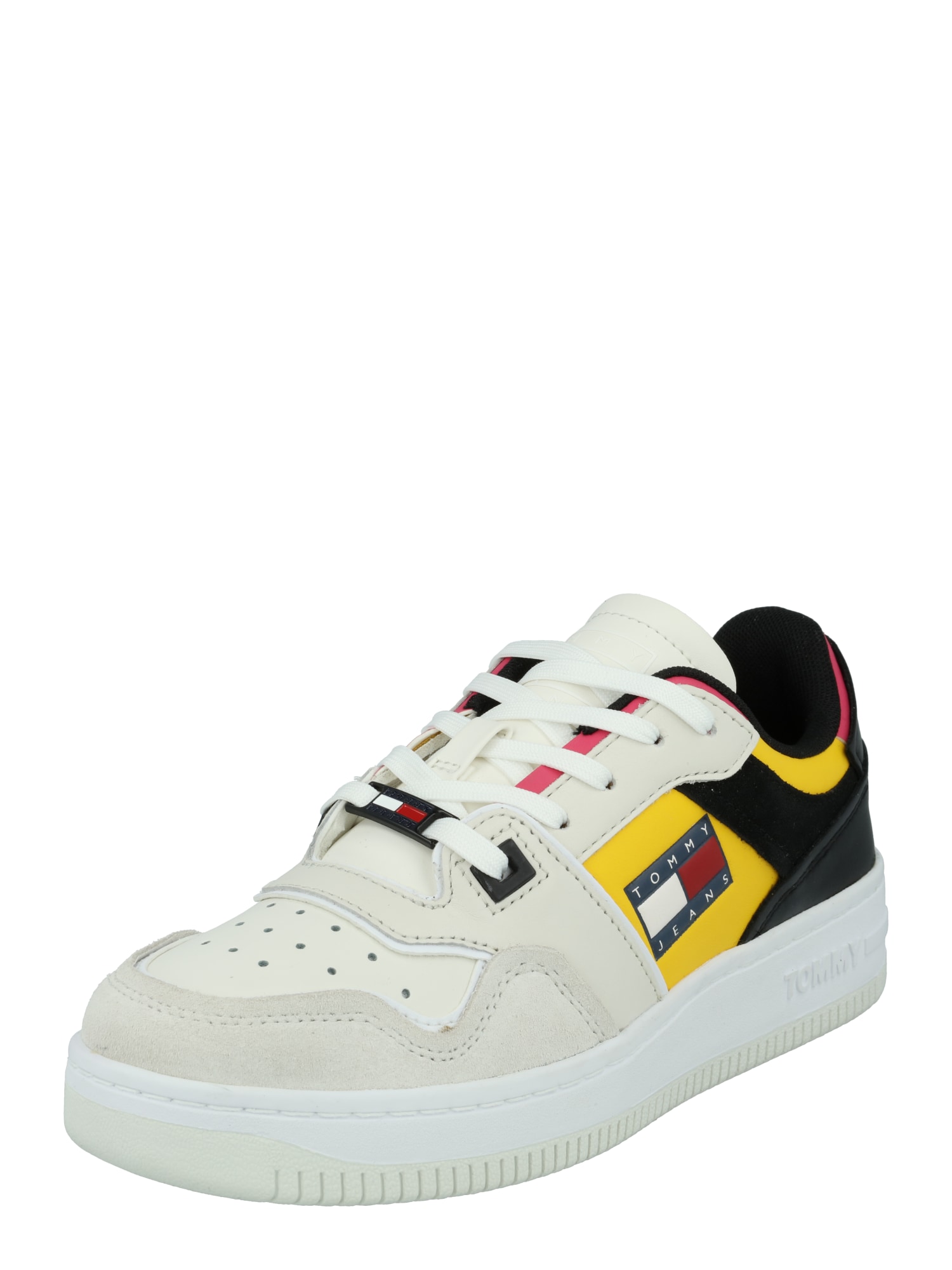 Tommy Jeans Nizke superge  bež / rumena / rdeča / črna