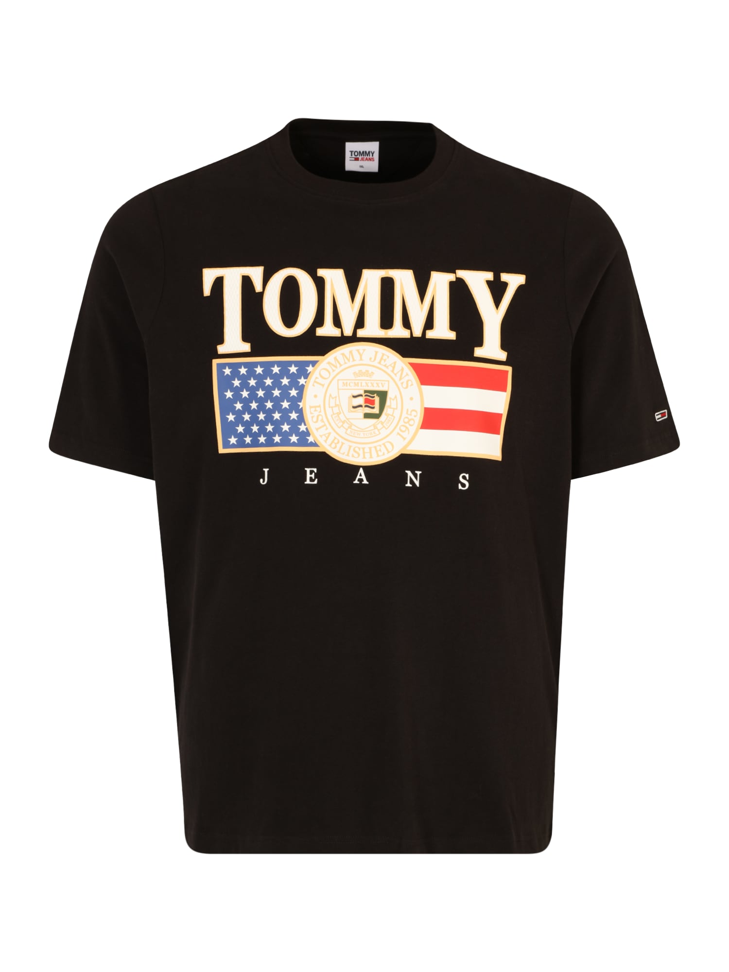 Tommy Jeans Plus Majica  modra / rdeča / črna / bela