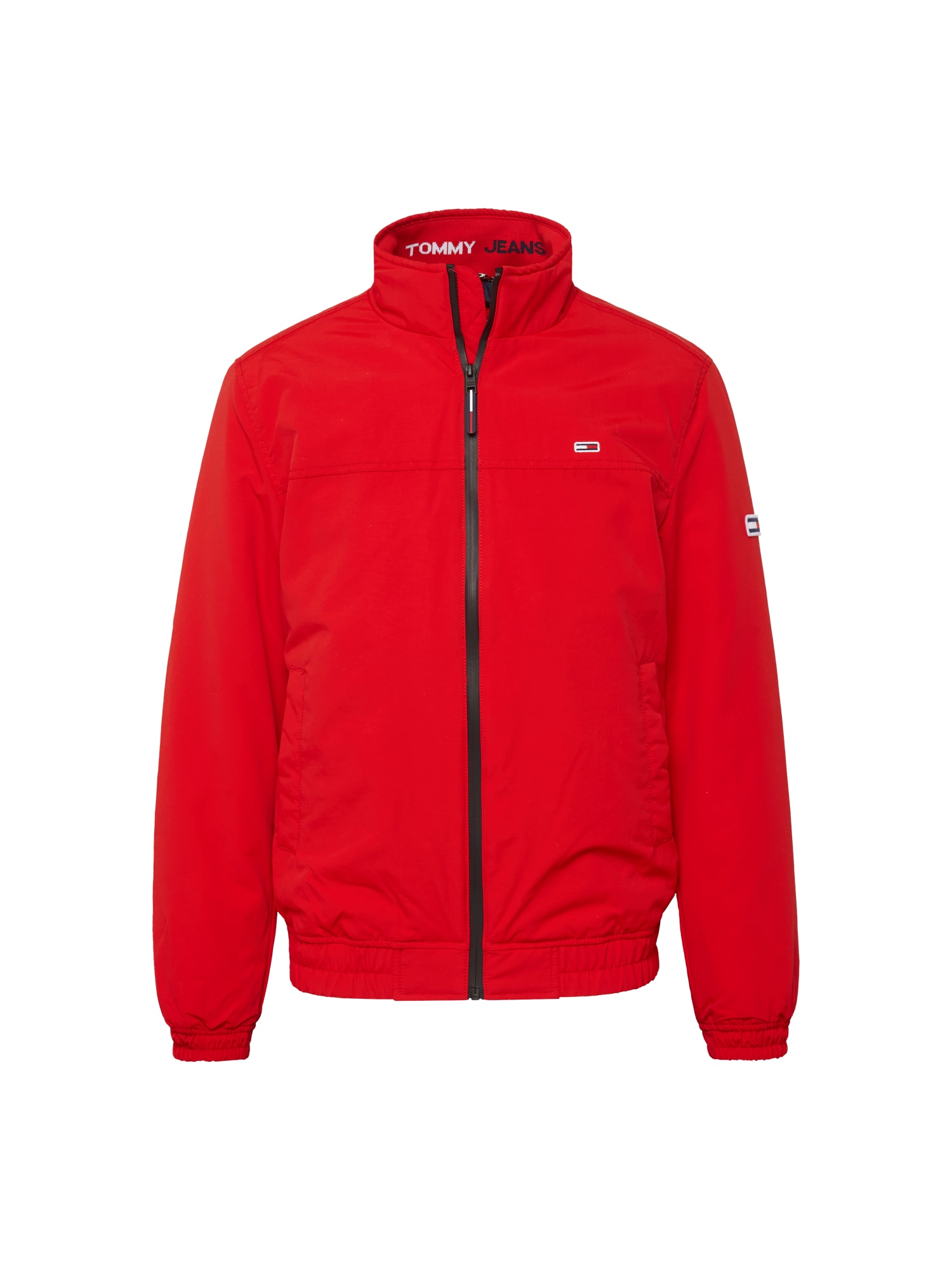 Tommy Jeans Prehodna jakna  temno modra / rdeča / bela