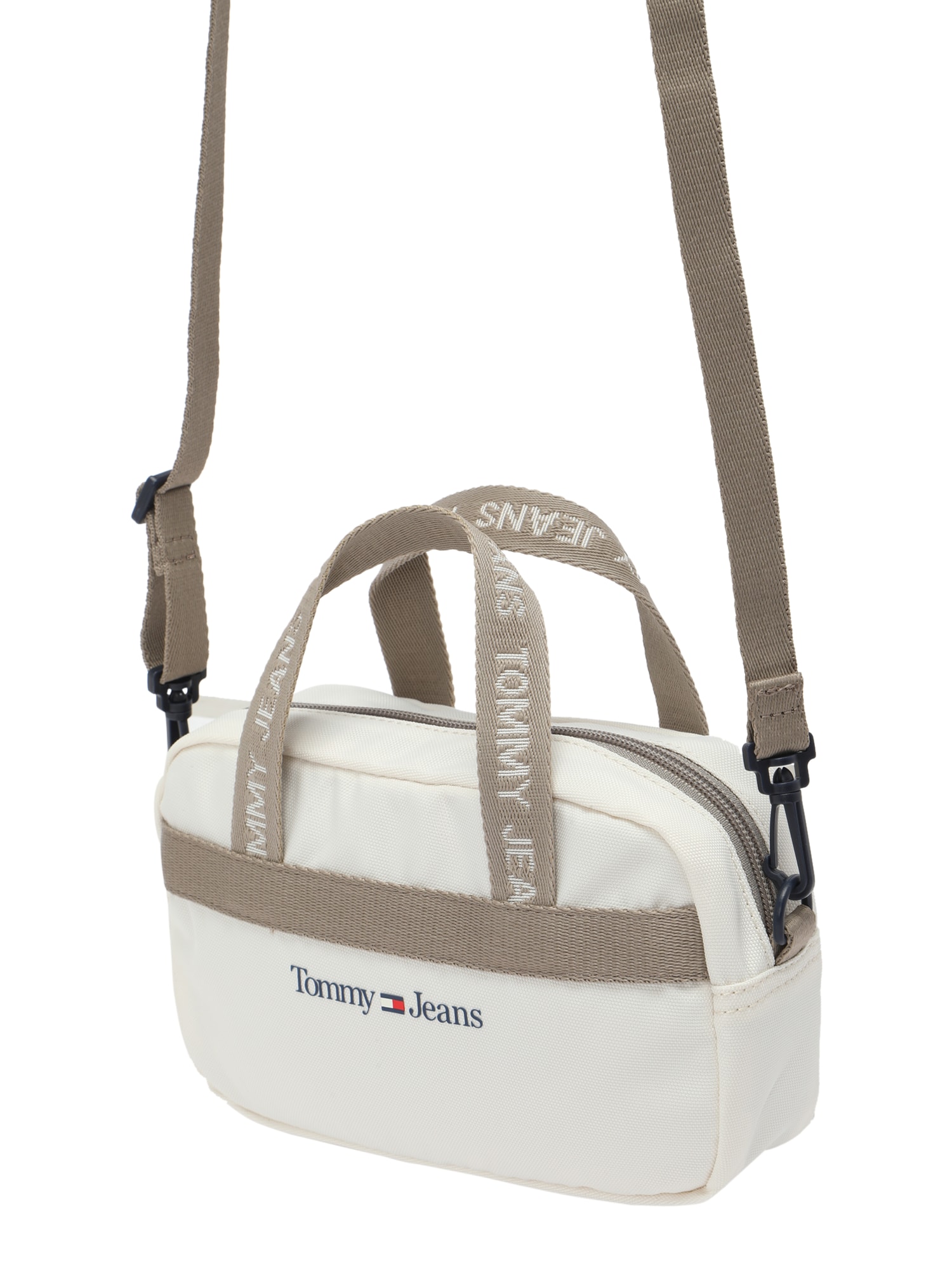 Tommy Jeans Ročna torbica  chamois / mornarska / živo rdeča / bela