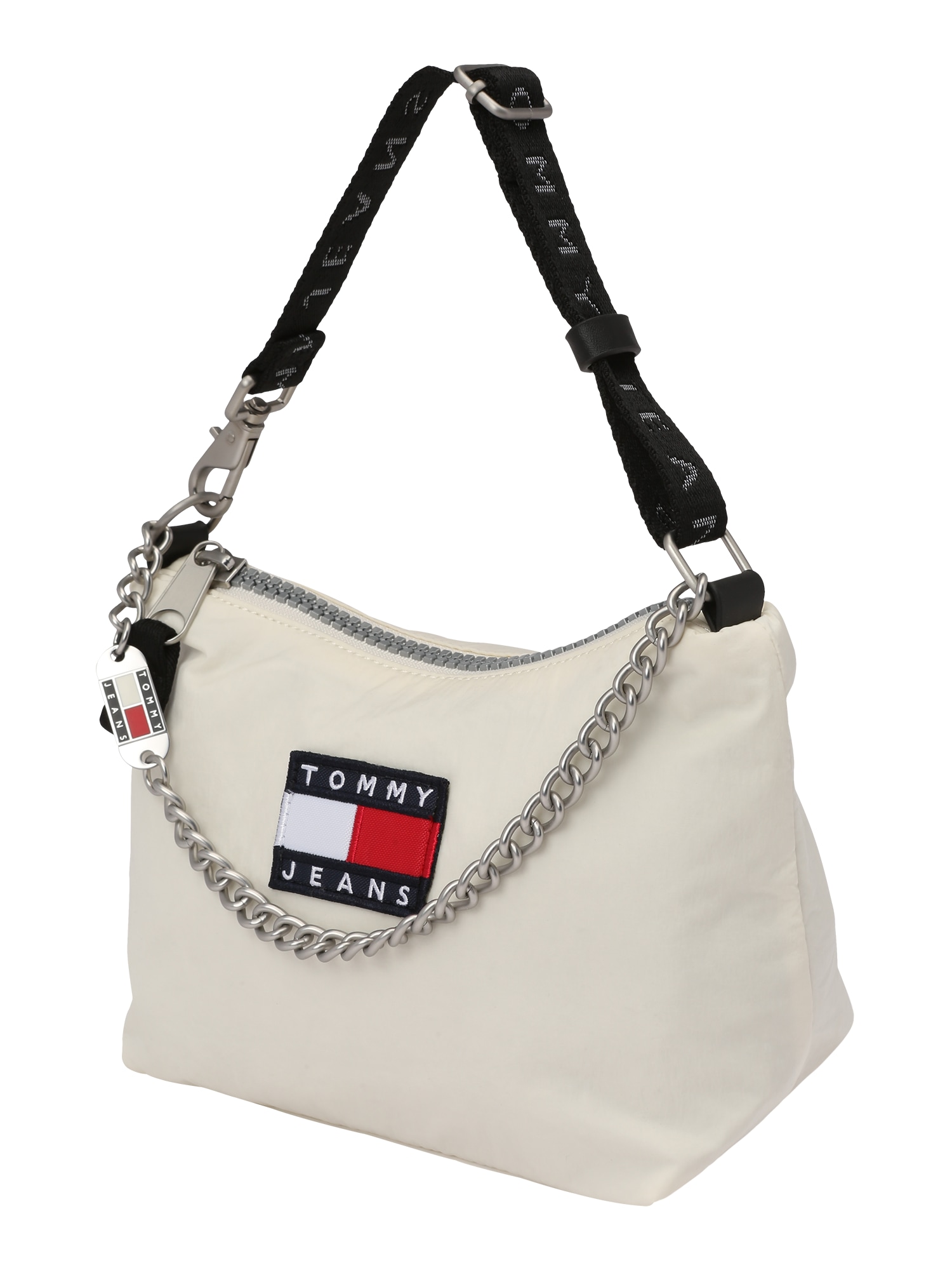 Tommy Jeans Torba za čez ramo  mornarska / ognjeno rdeča / črna / bela