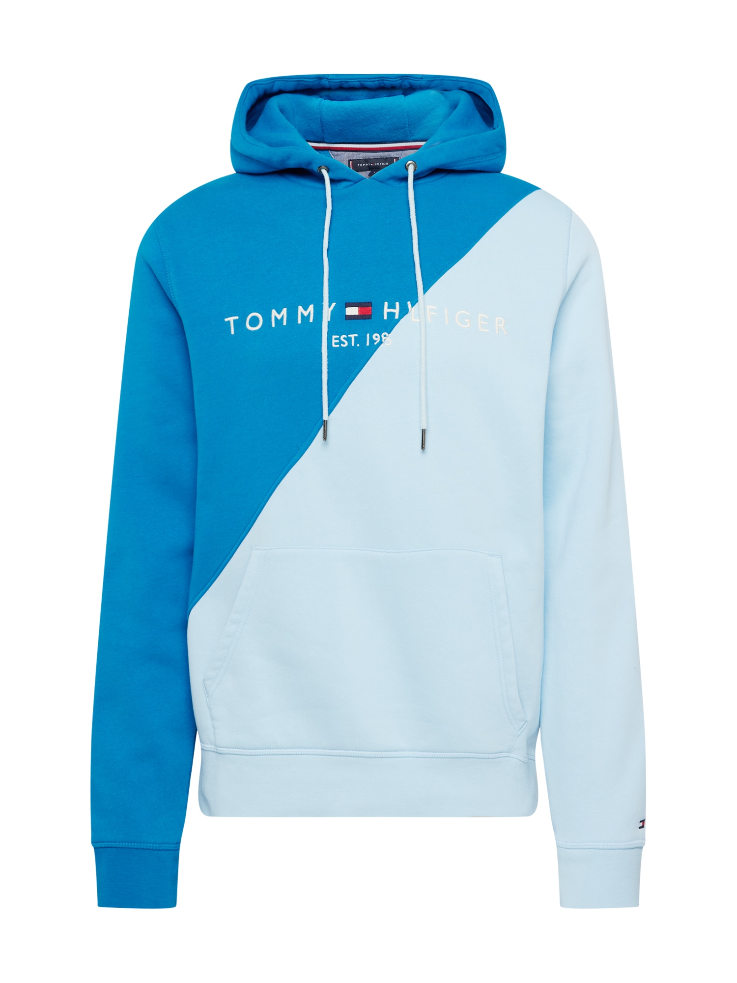 Tommy Remixed Majica  nebeško modra / svetlo modra / rdeča / bela