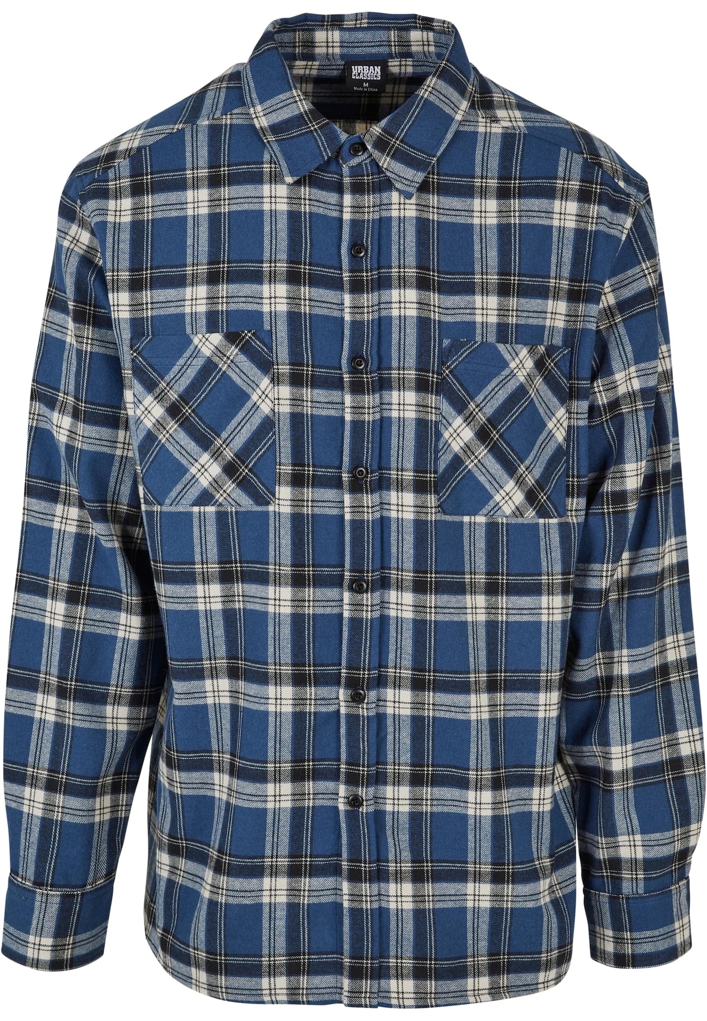 Urban Classics Srajca 'Lake'  kremna / nebeško modra / črna