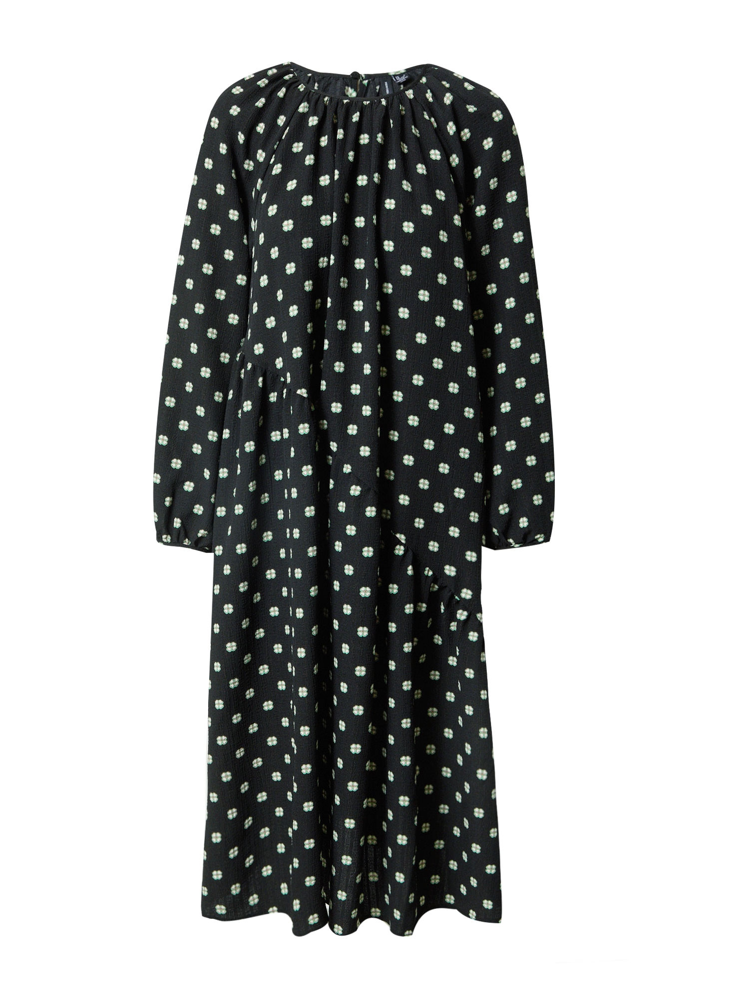 VERO MODA Obleka 'GINA'  meta / črna / bela