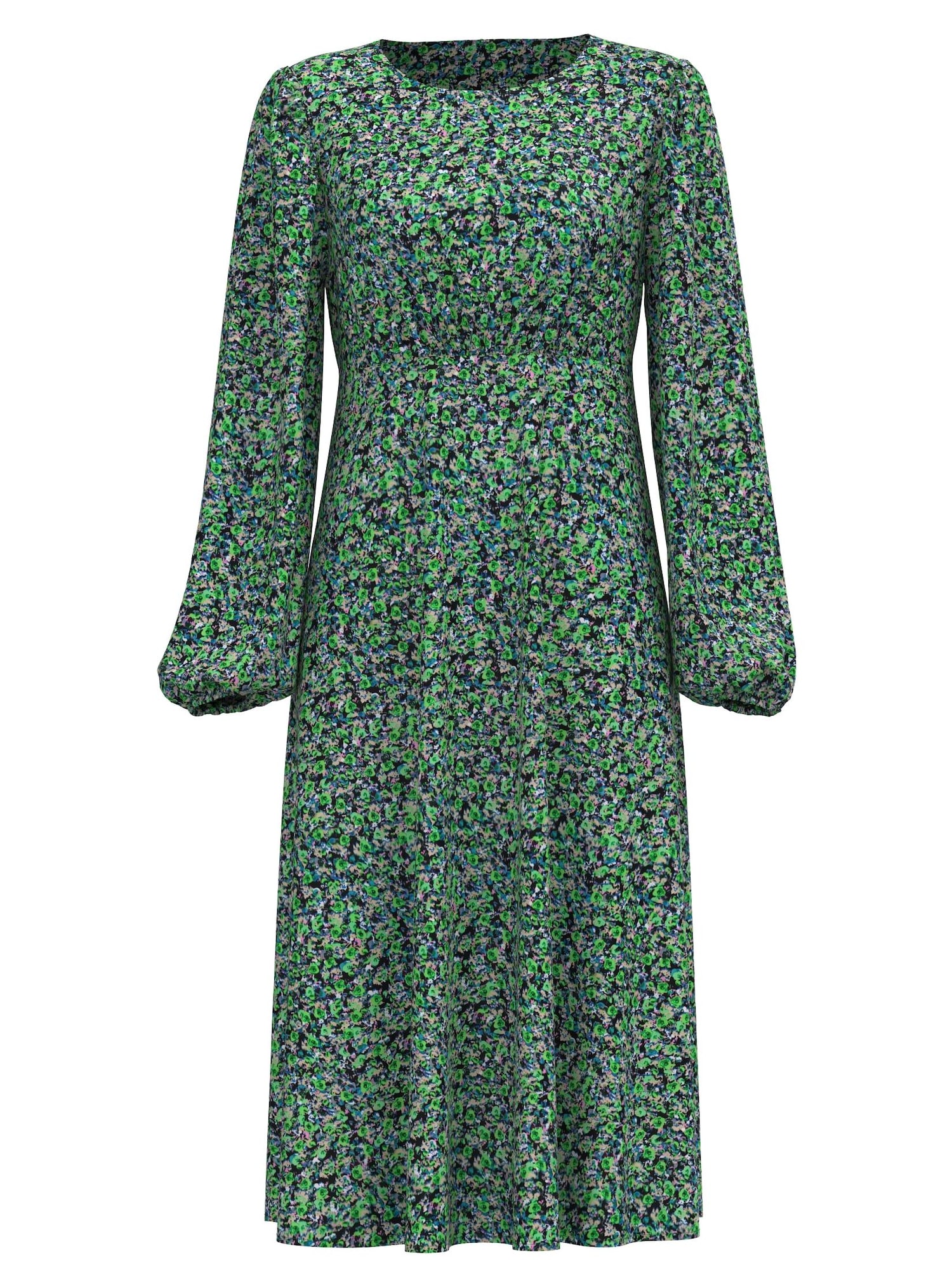 VERO MODA Večerna obleka 'JANINA'  modra / zelena / črna