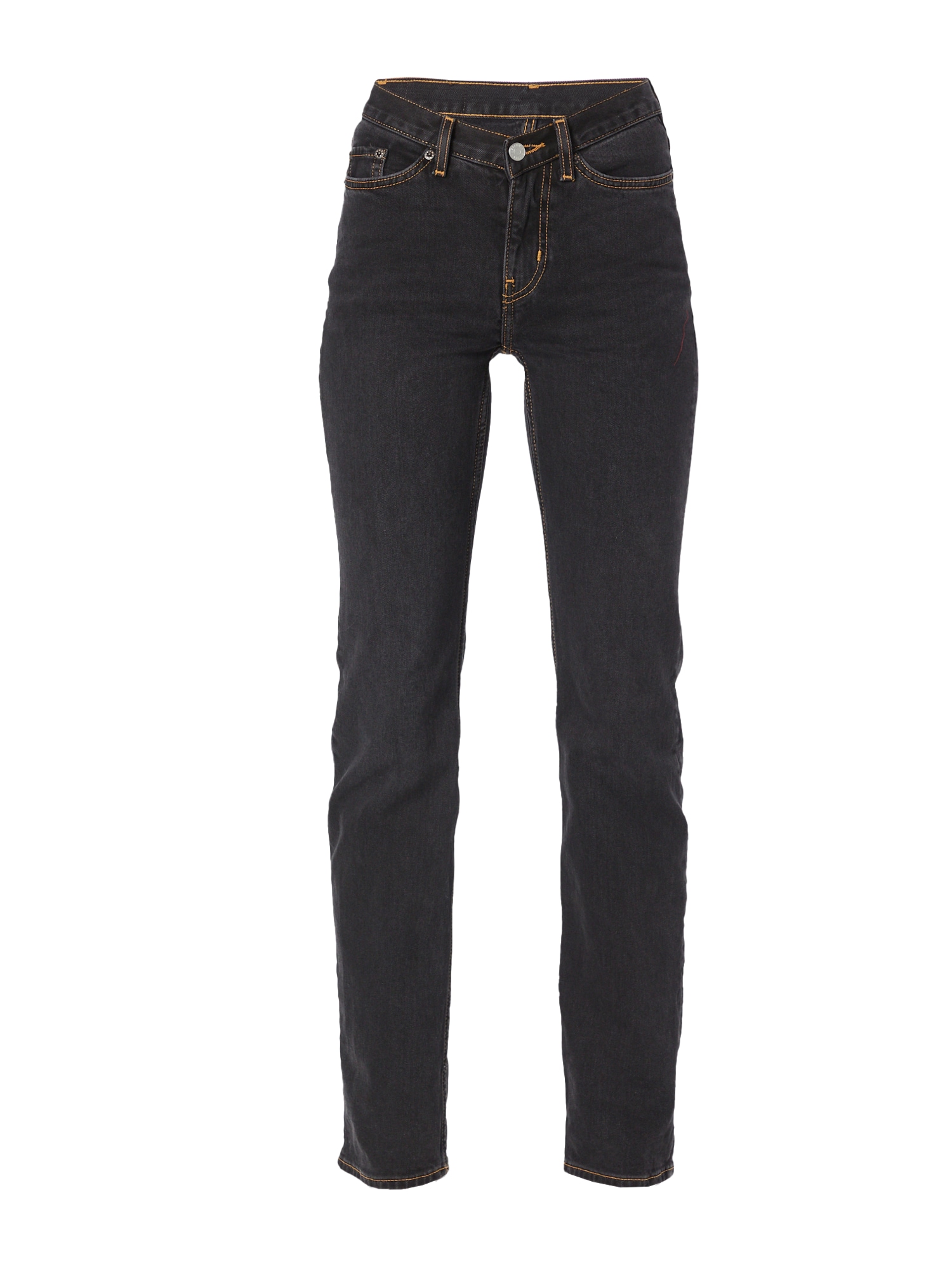 WEEKDAY Kavbojke 'Twig'  črn denim