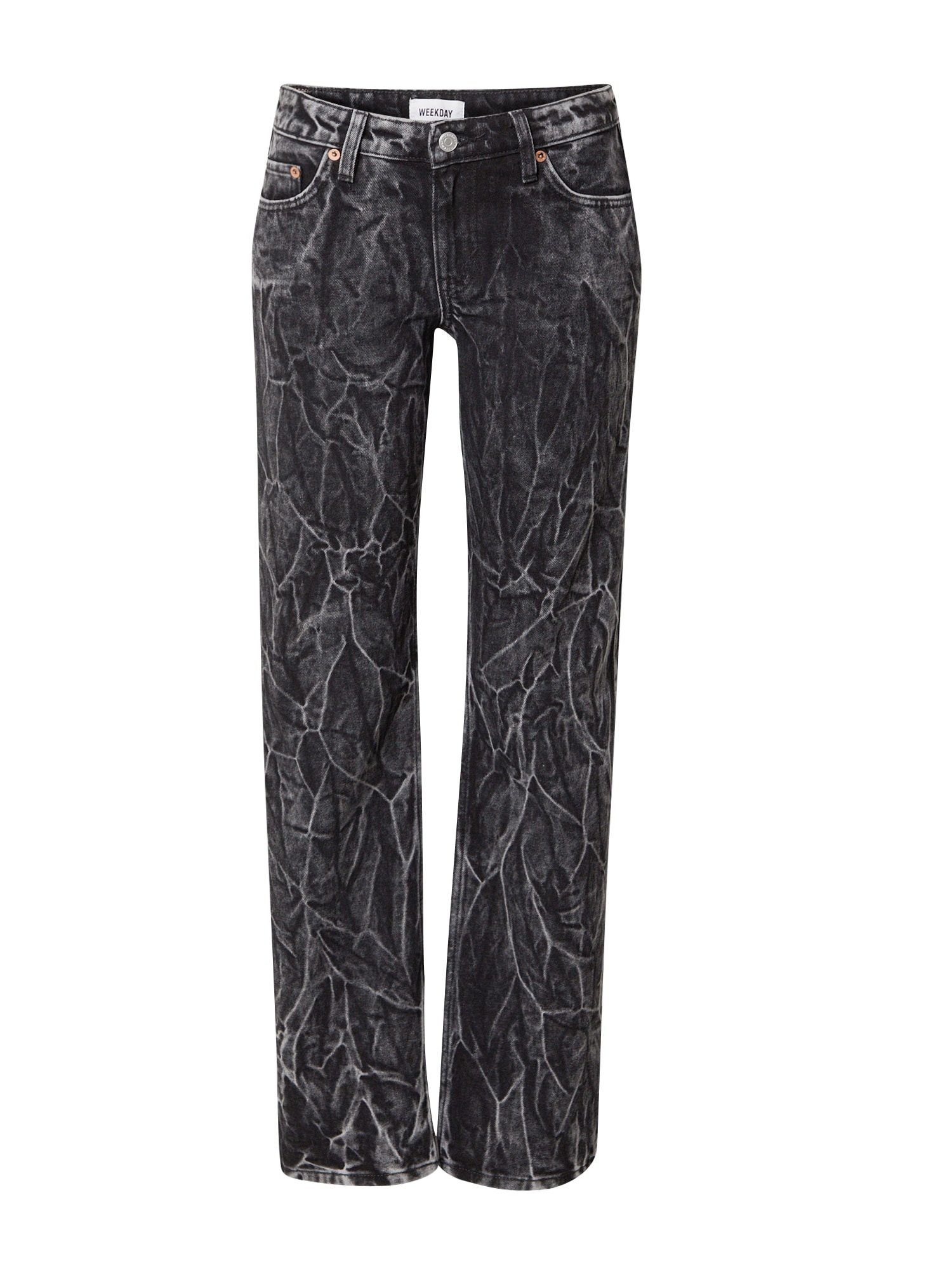 WEEKDAY Kavbojke  siv denim