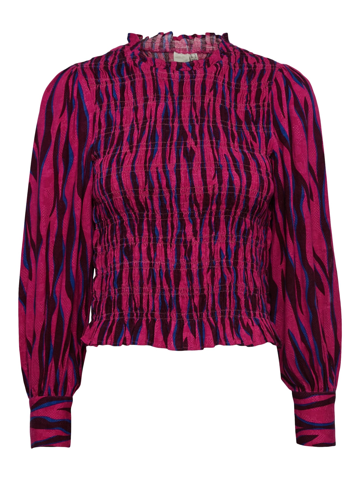 Y.A.S Bluza 'Skino'  temno modra / temno roza / črna