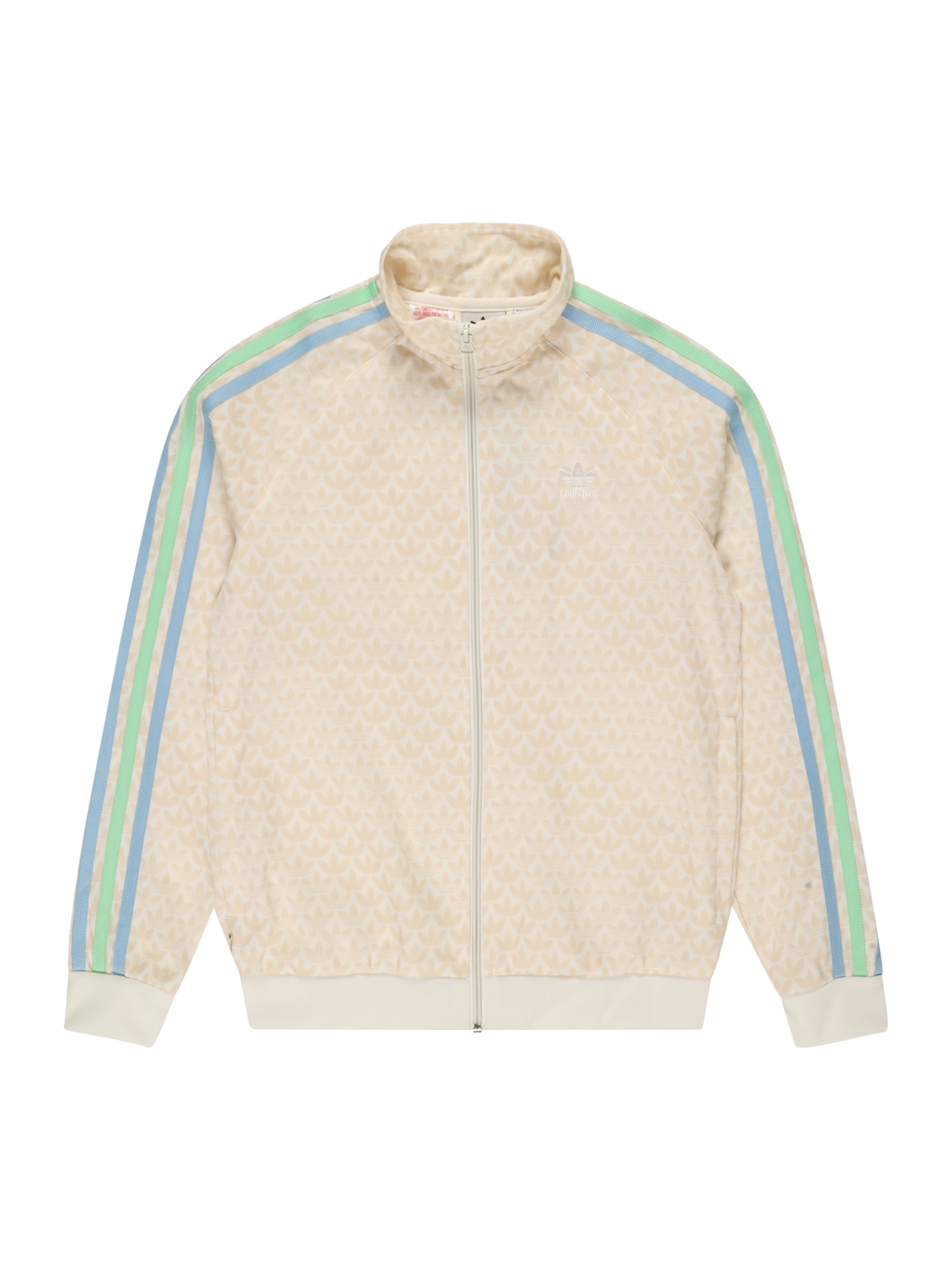ADIDAS ORIGINALS Jopa na zadrgo  bež / svetlo bež / turkizna / meta