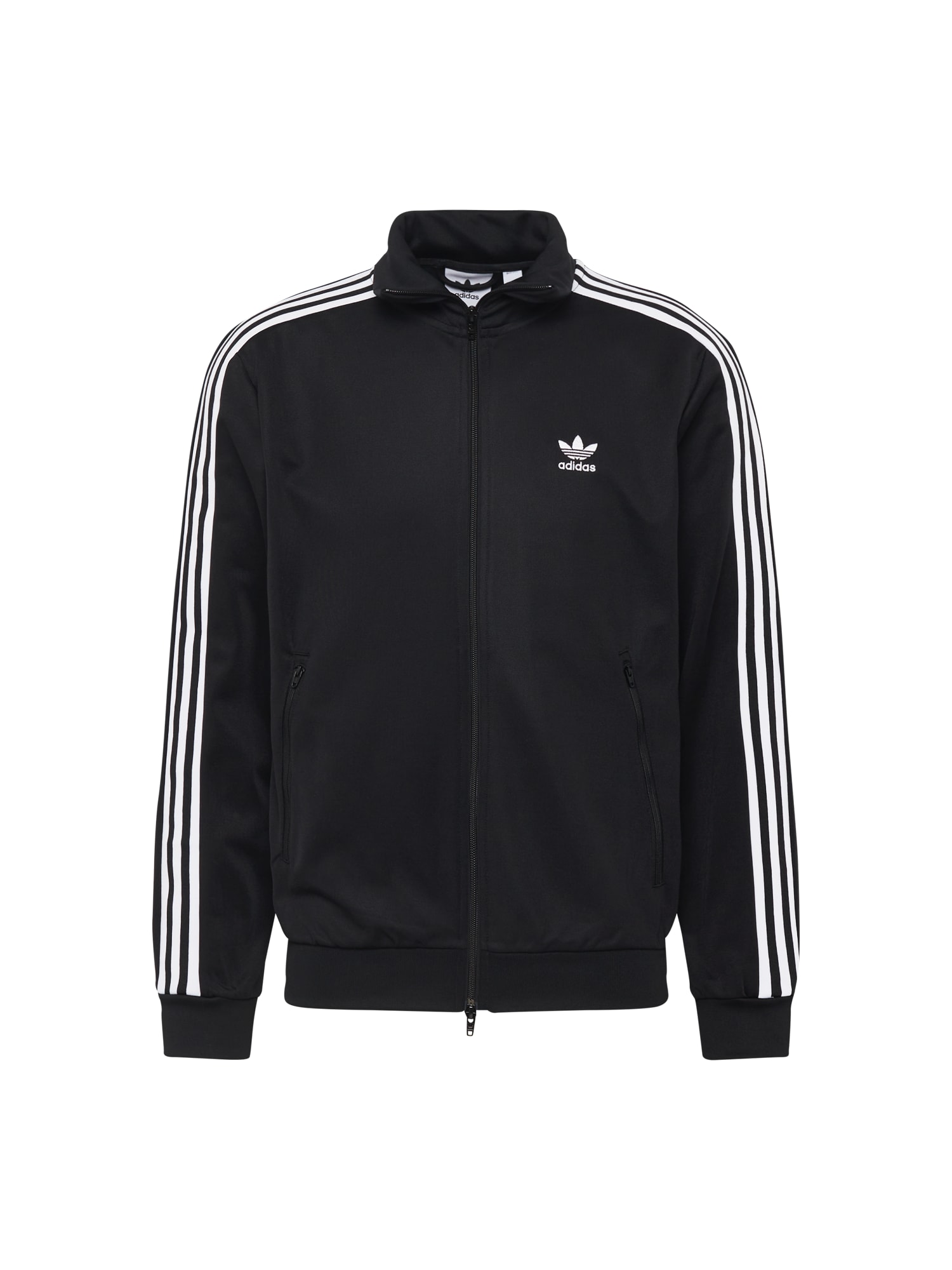 ADIDAS ORIGINALS Jopa na zadrgo  črna / bela