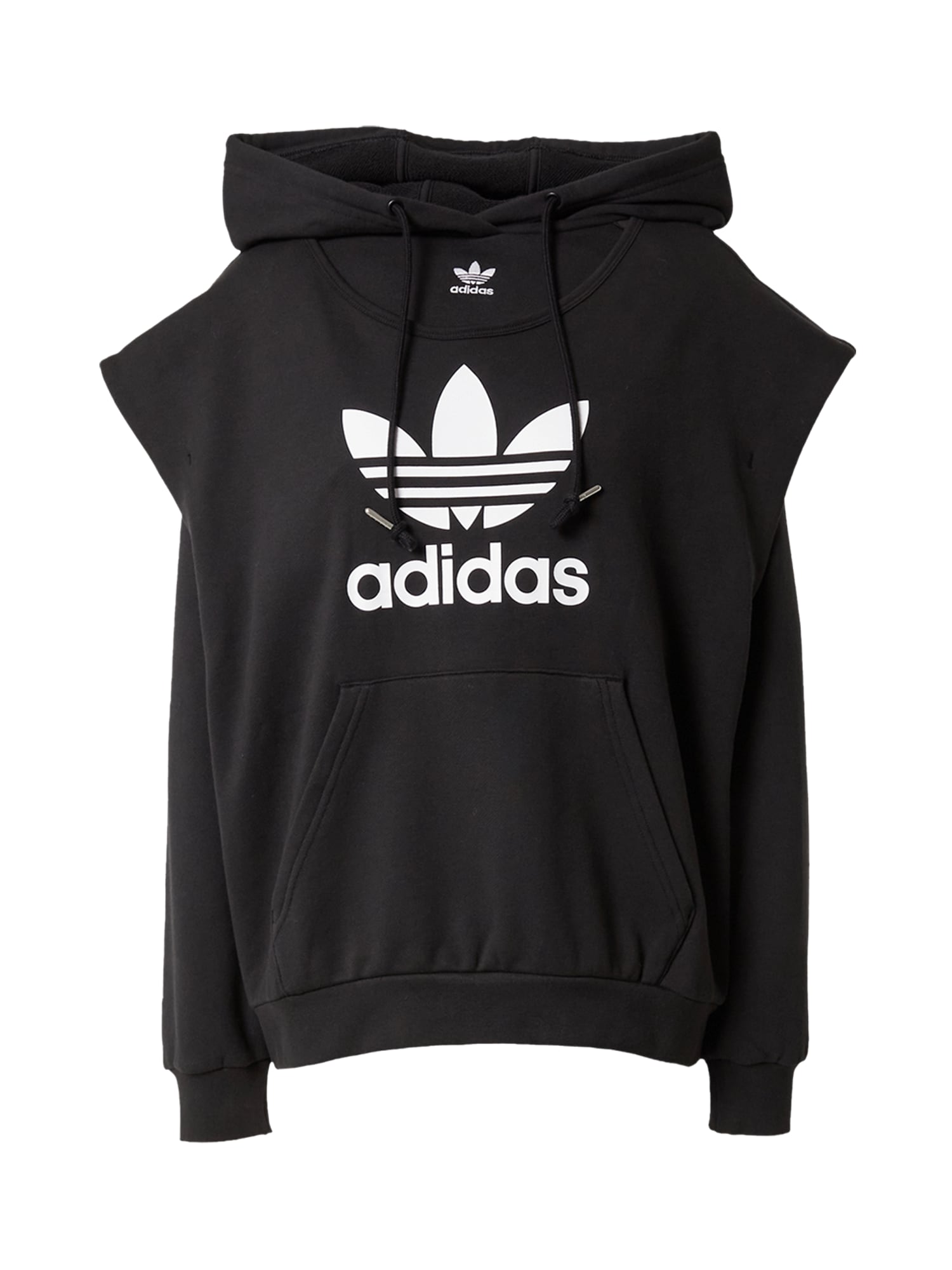 ADIDAS ORIGINALS Majica  črna / bela