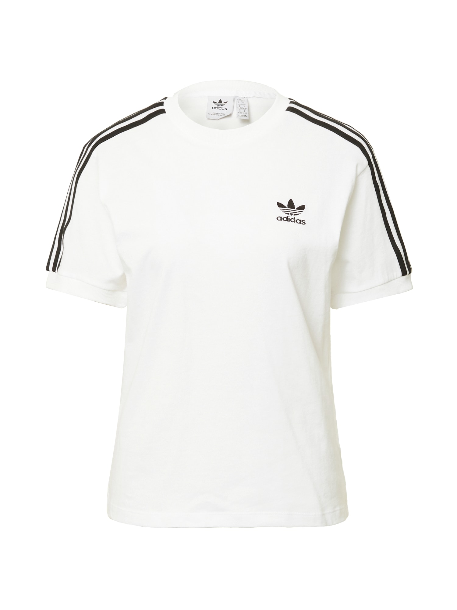 ADIDAS ORIGINALS Majica  črna / bela