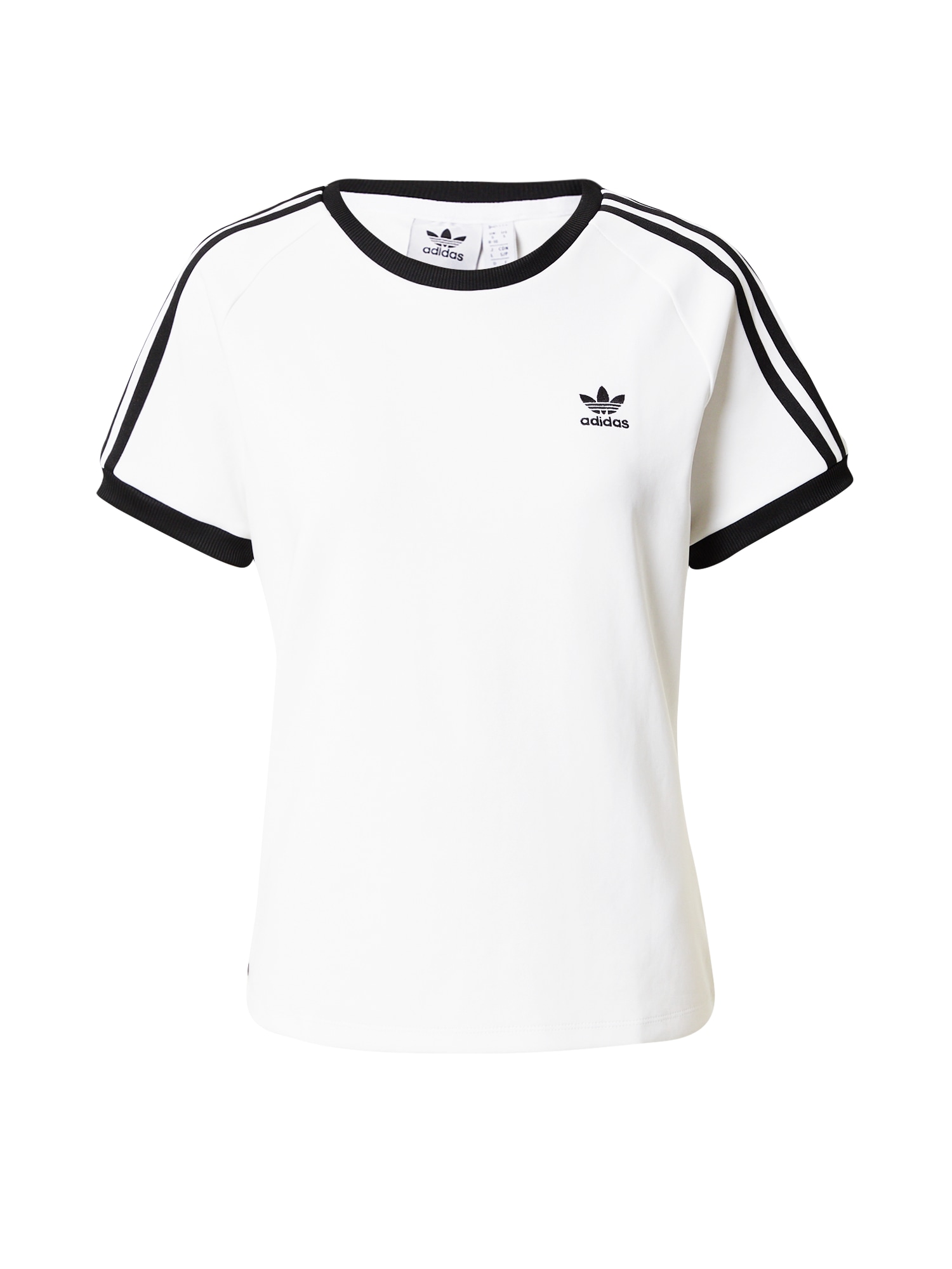 ADIDAS ORIGINALS Majica  črna / bela