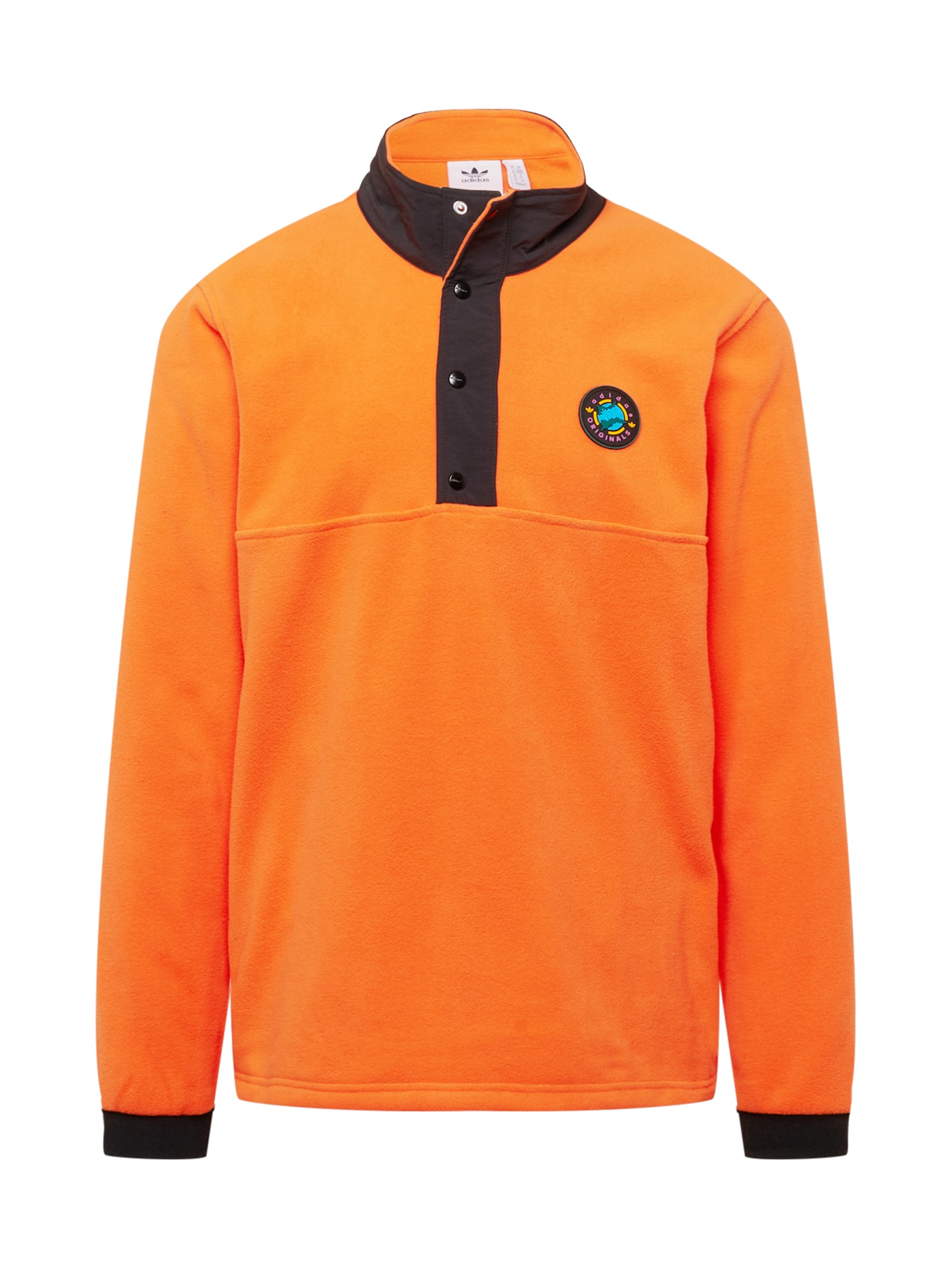 ADIDAS ORIGINALS Majica  neonsko oranžna / črna