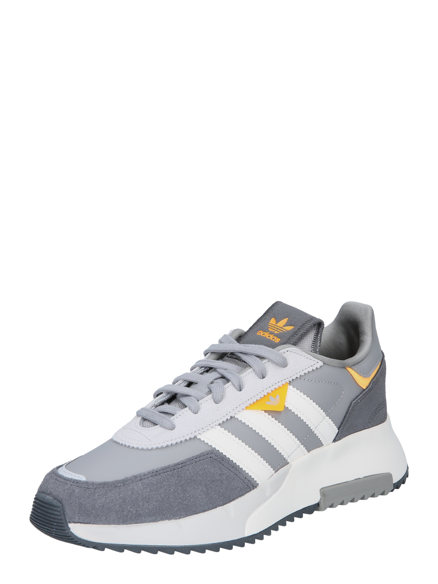 ADIDAS ORIGINALS Nizke superge 'Retropy F2'  siva / svetlo siva / oranžna / off-bela