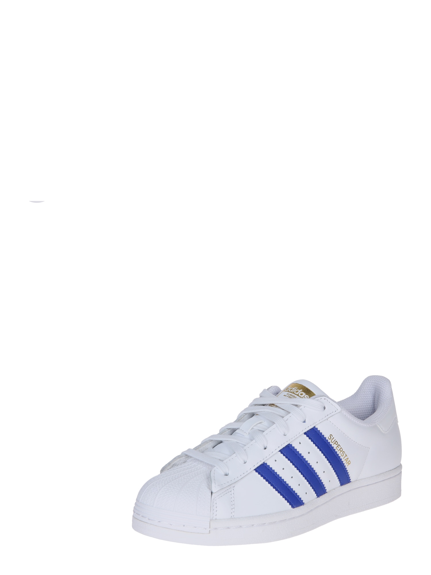 ADIDAS ORIGINALS Nizke superge 'SUPERSTAR'  kraljevo modra / zlata / bela