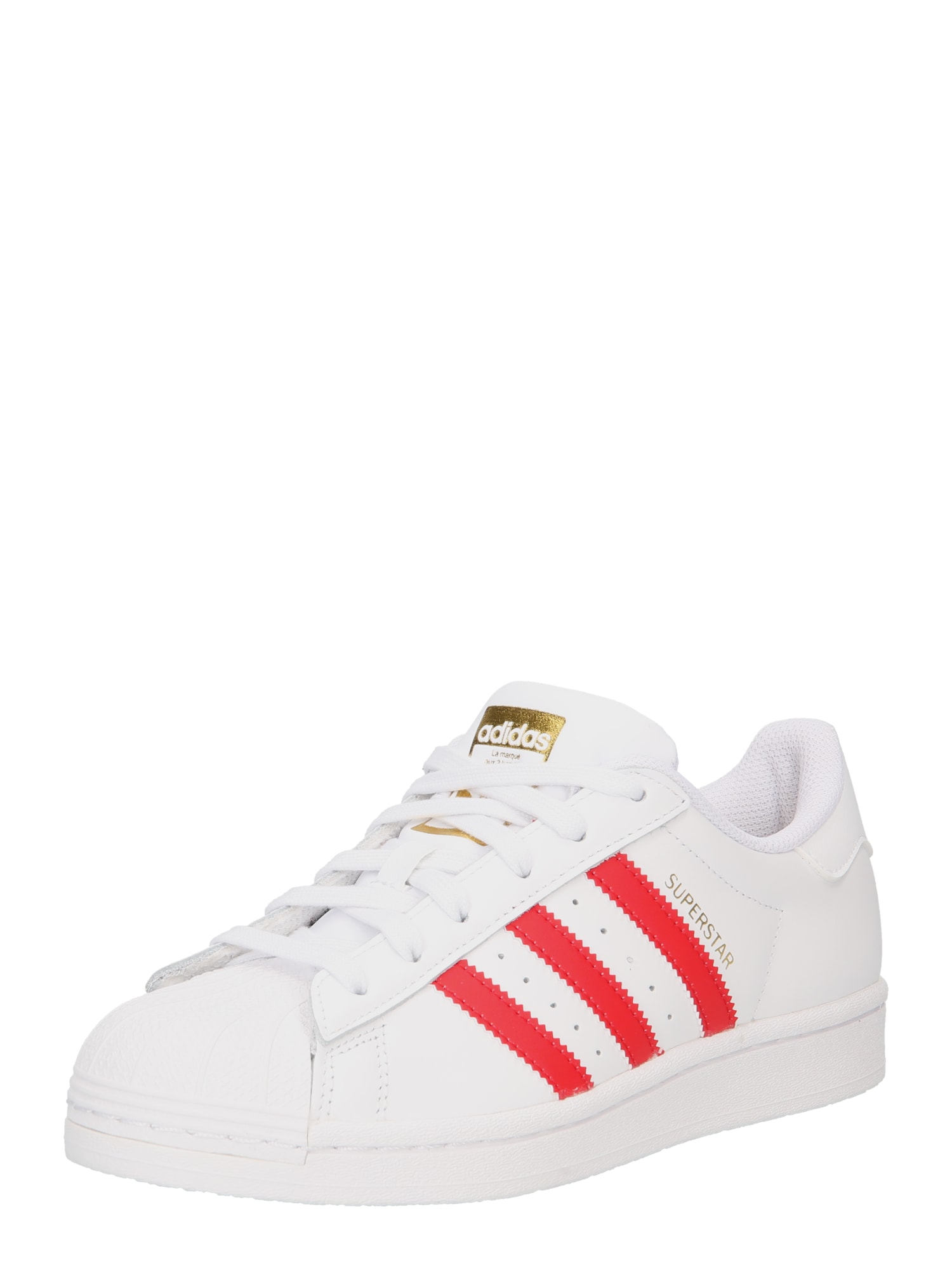 ADIDAS ORIGINALS Nizke superge 'SUPERSTAR'  zlata / rdeča / bela