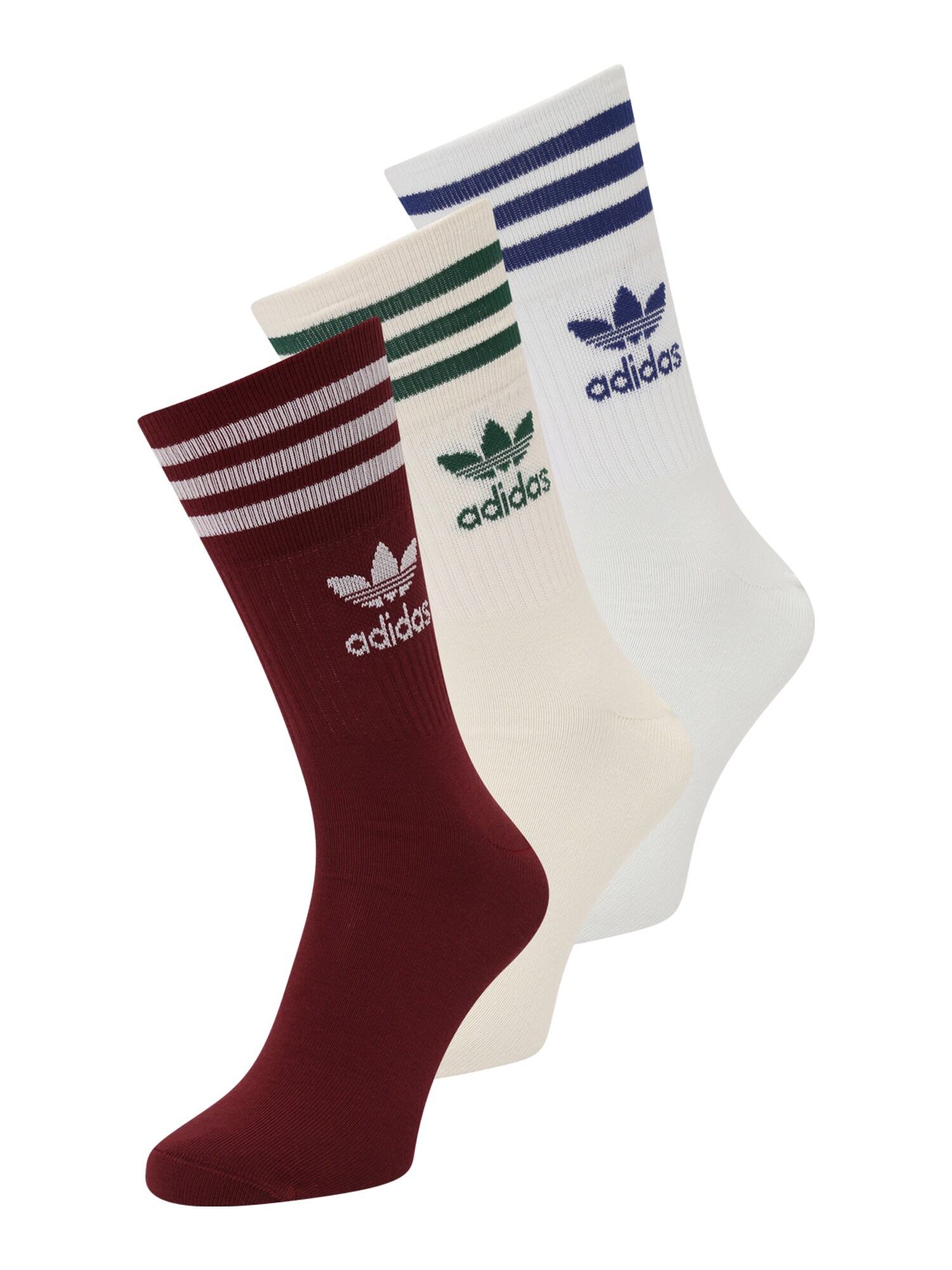 ADIDAS ORIGINALS Nogavice  bež / zelena / burgund / bela