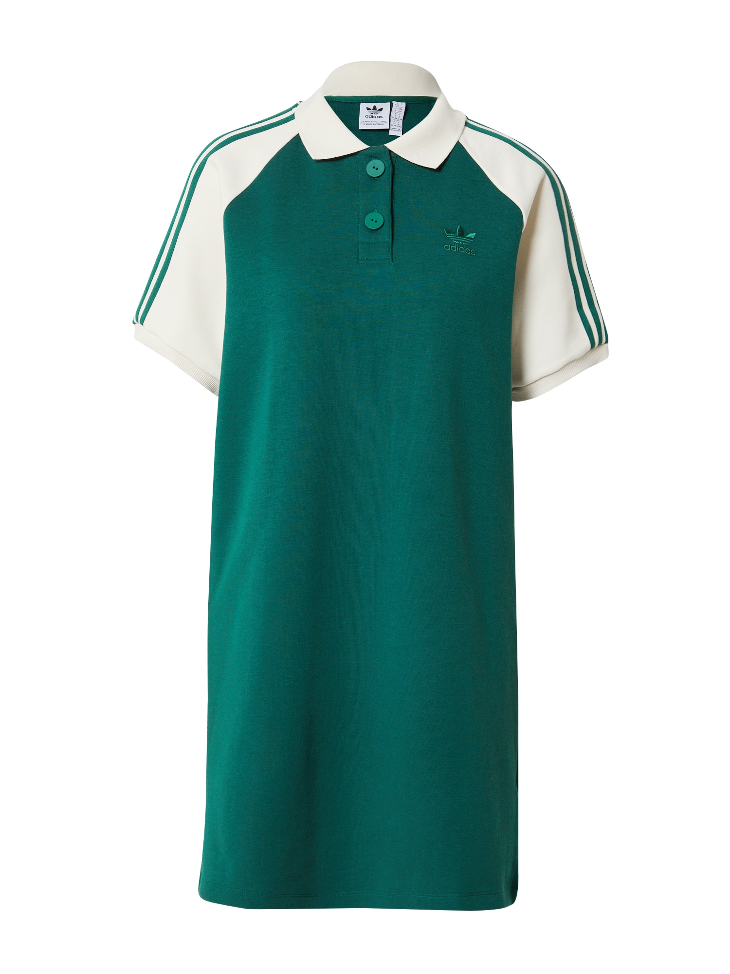 ADIDAS ORIGINALS Obleka  temno zelena / off-bela