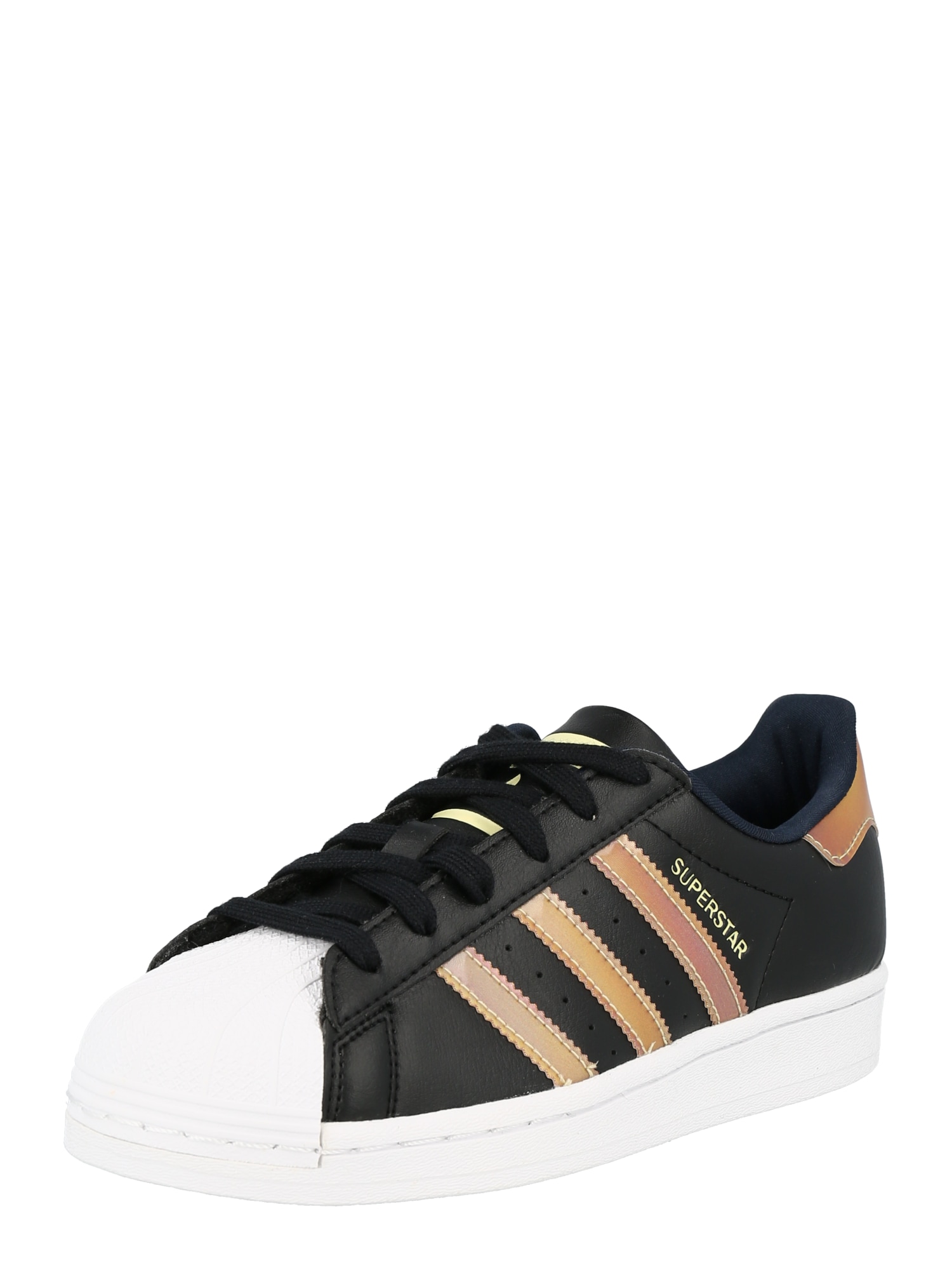 ADIDAS ORIGINALS Superge 'SUPERSTAR J'  zlata / črna / bela