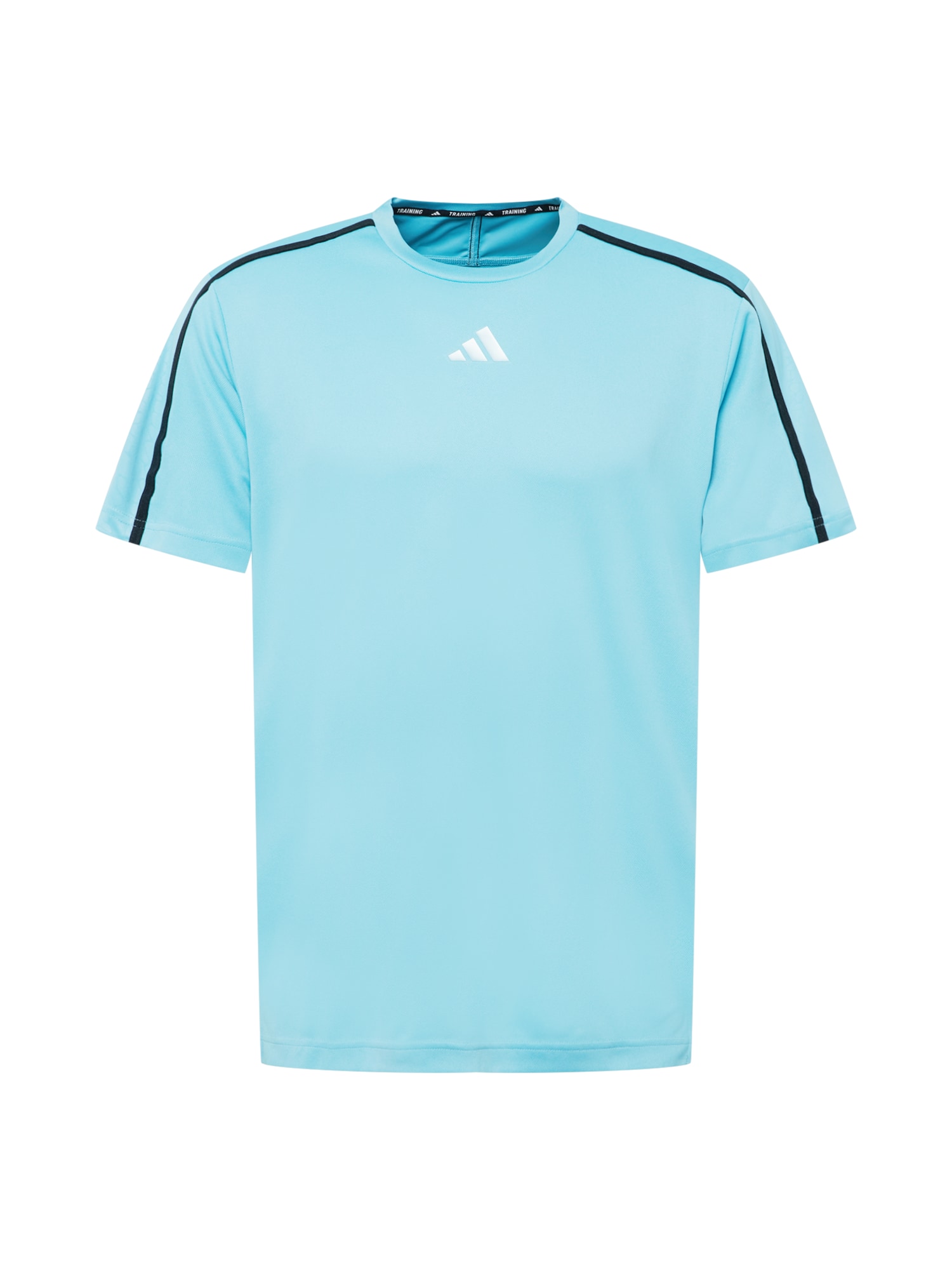 ADIDAS PERFORMANCE Funkcionalna majica  svetlo modra / črna / bela