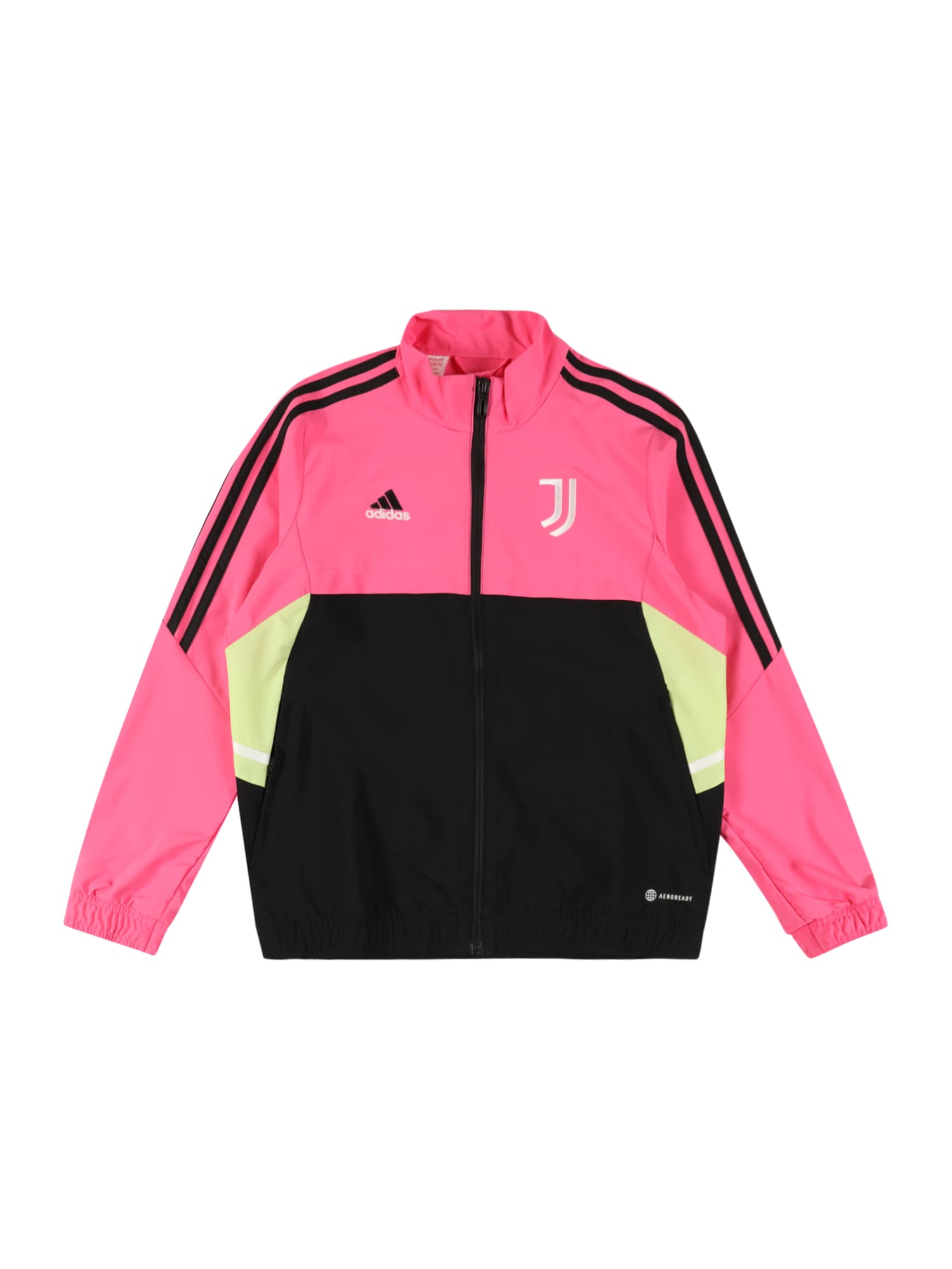 ADIDAS PERFORMANCE Športna jakna 'JUVE PRE'  apno / roza / črna / bela