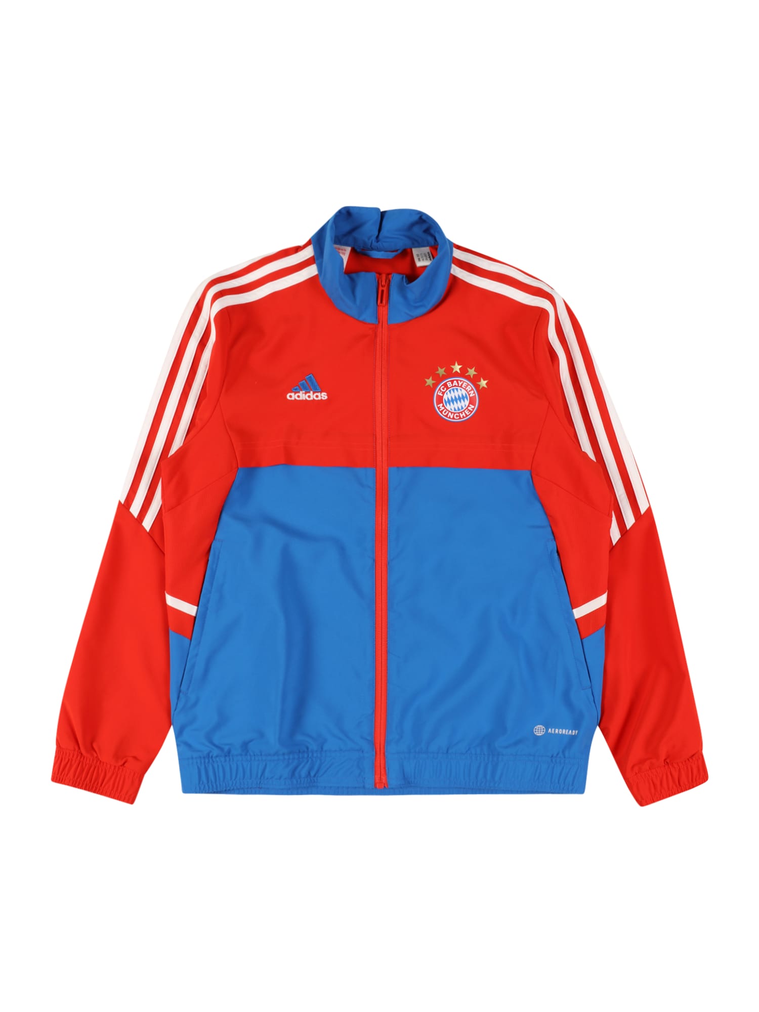 ADIDAS PERFORMANCE Športna jakna  modra / rdeča / bela