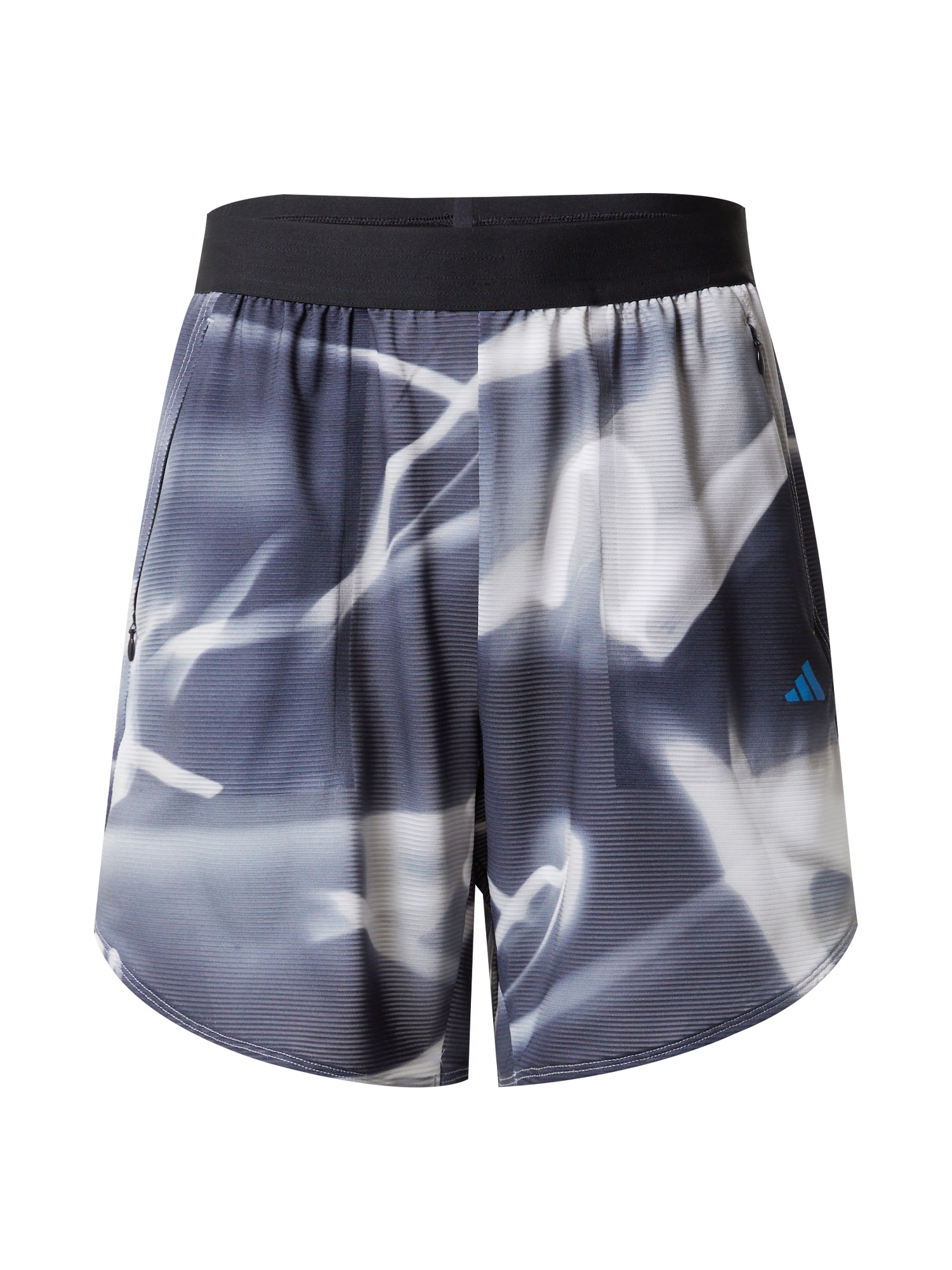 ADIDAS PERFORMANCE Športne hlače  siva / črna / bela